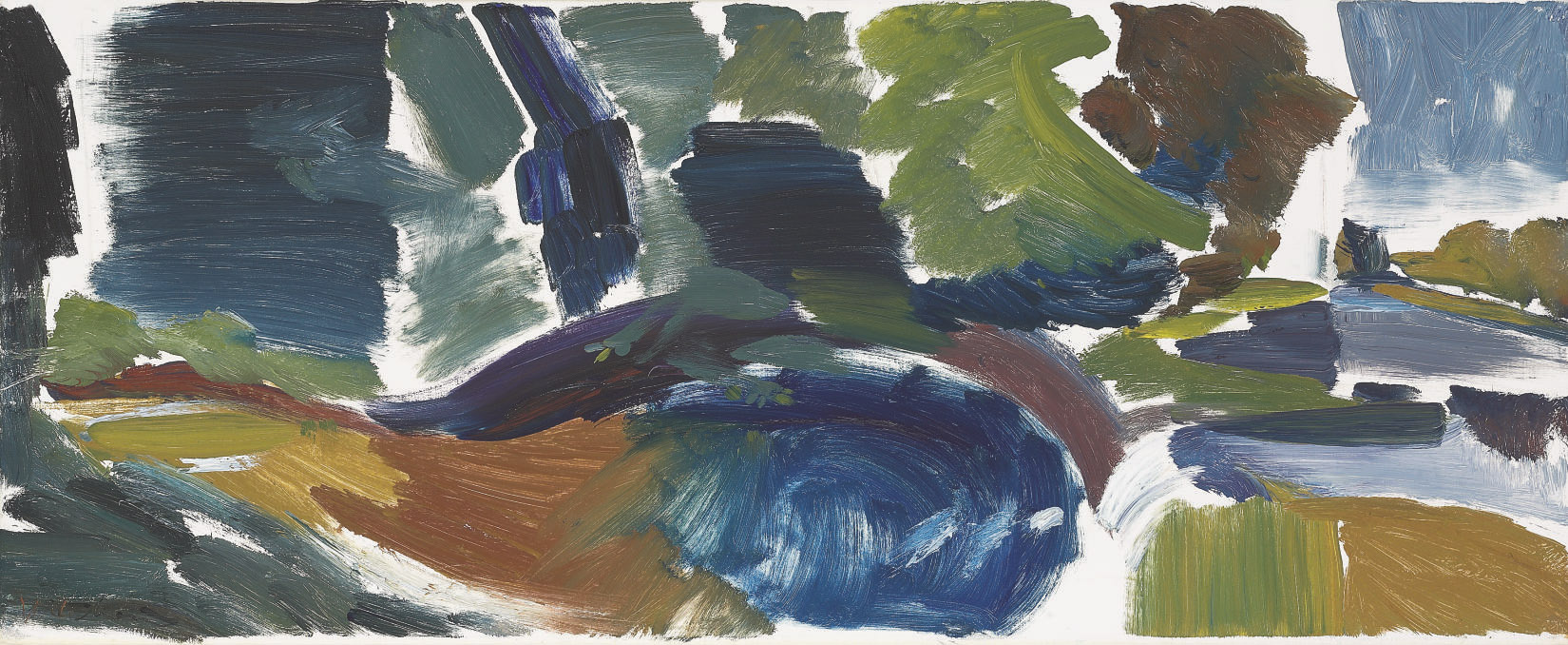 Ivon Hitchens — Уорнфорд Уотер (центральный бассейн)