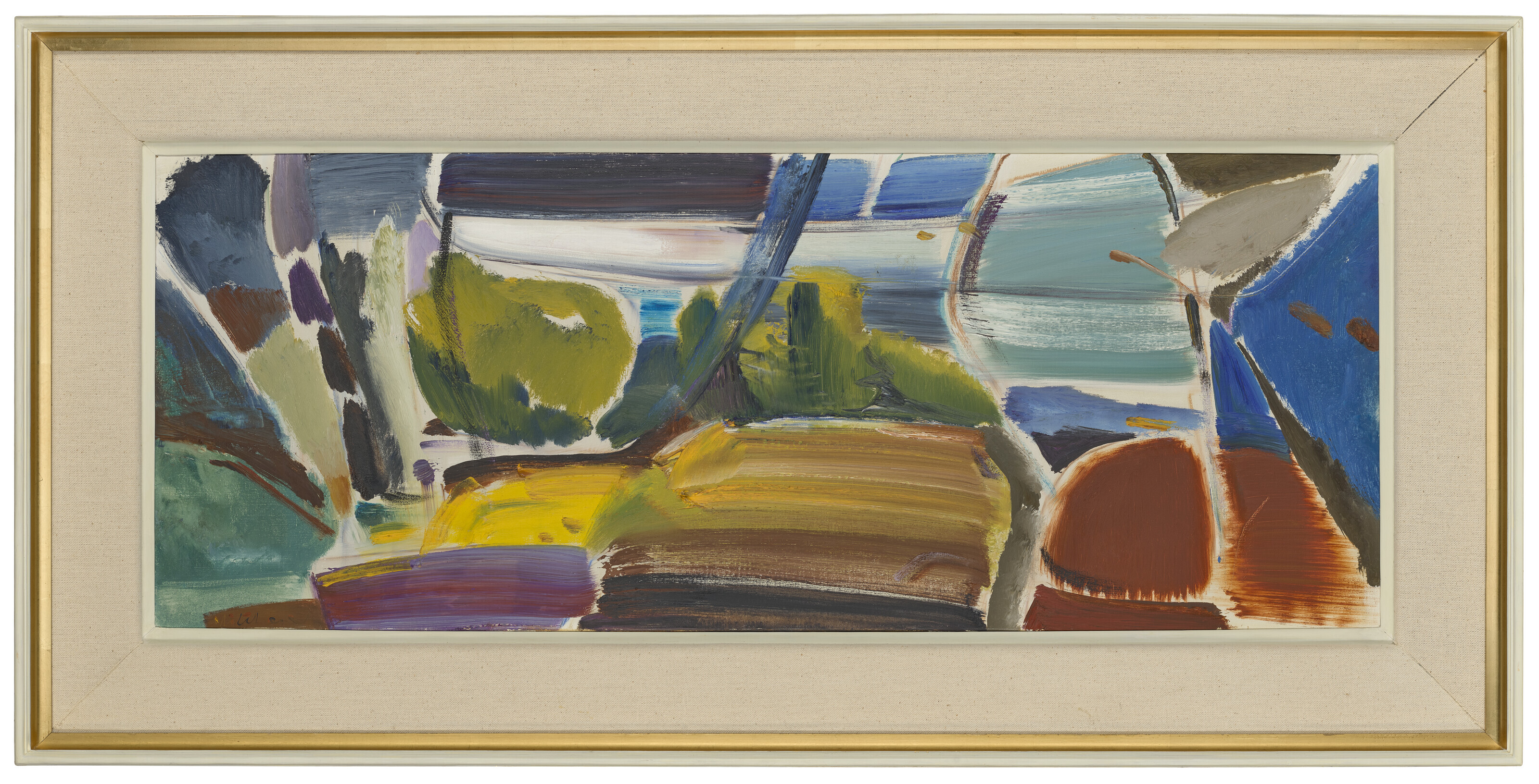 Ivon Hitchens — Ландшафт, просторы лесов и холмов, изображение 3