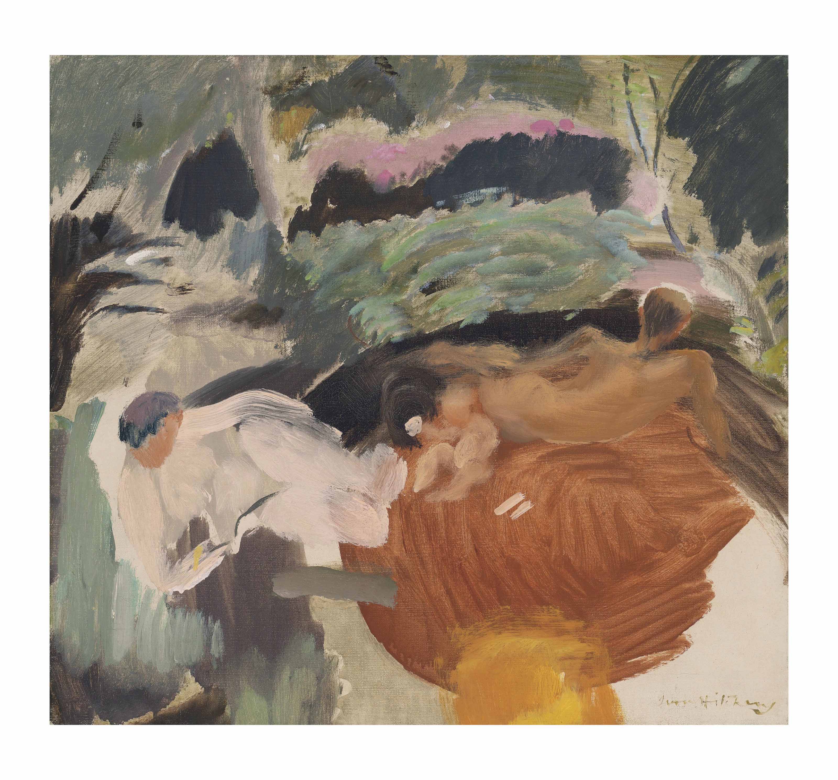 Ivon Hitchens — Молодая семья