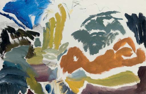 Ivon Hitchens — Загорающий