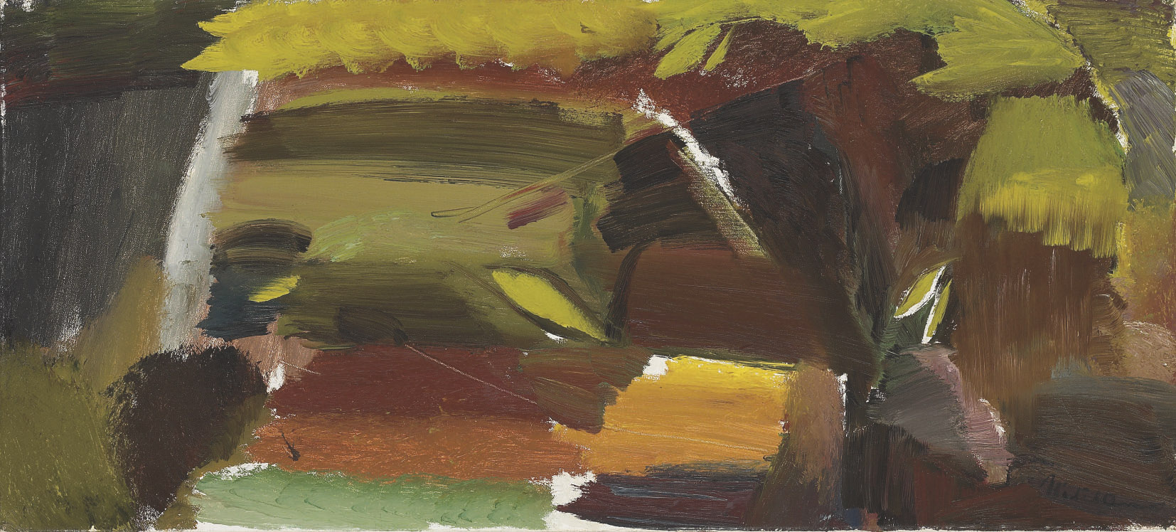Ivon Hitchens — Арочные деревья №14