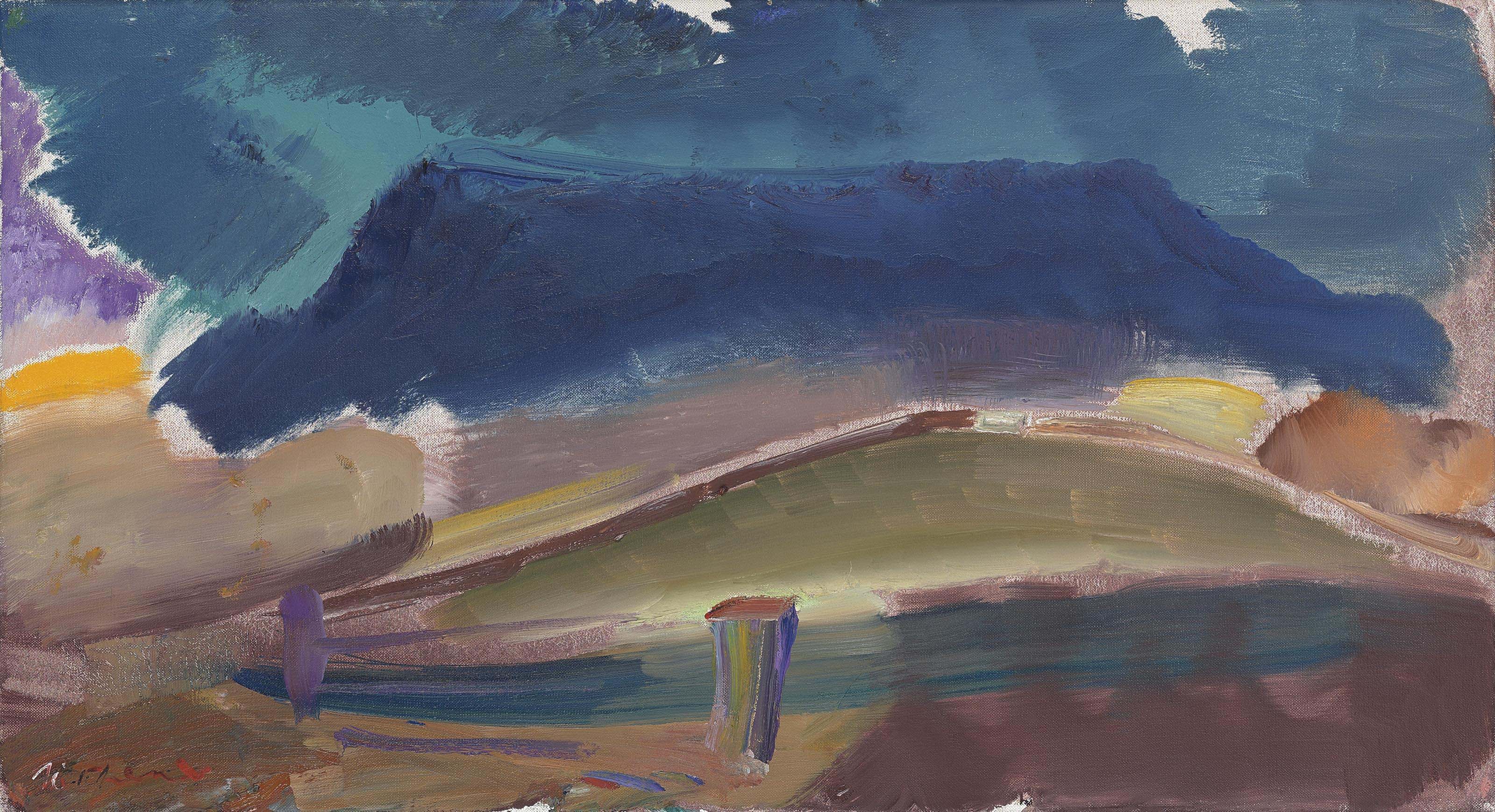 Ivon Hitchens — Черный пух 2