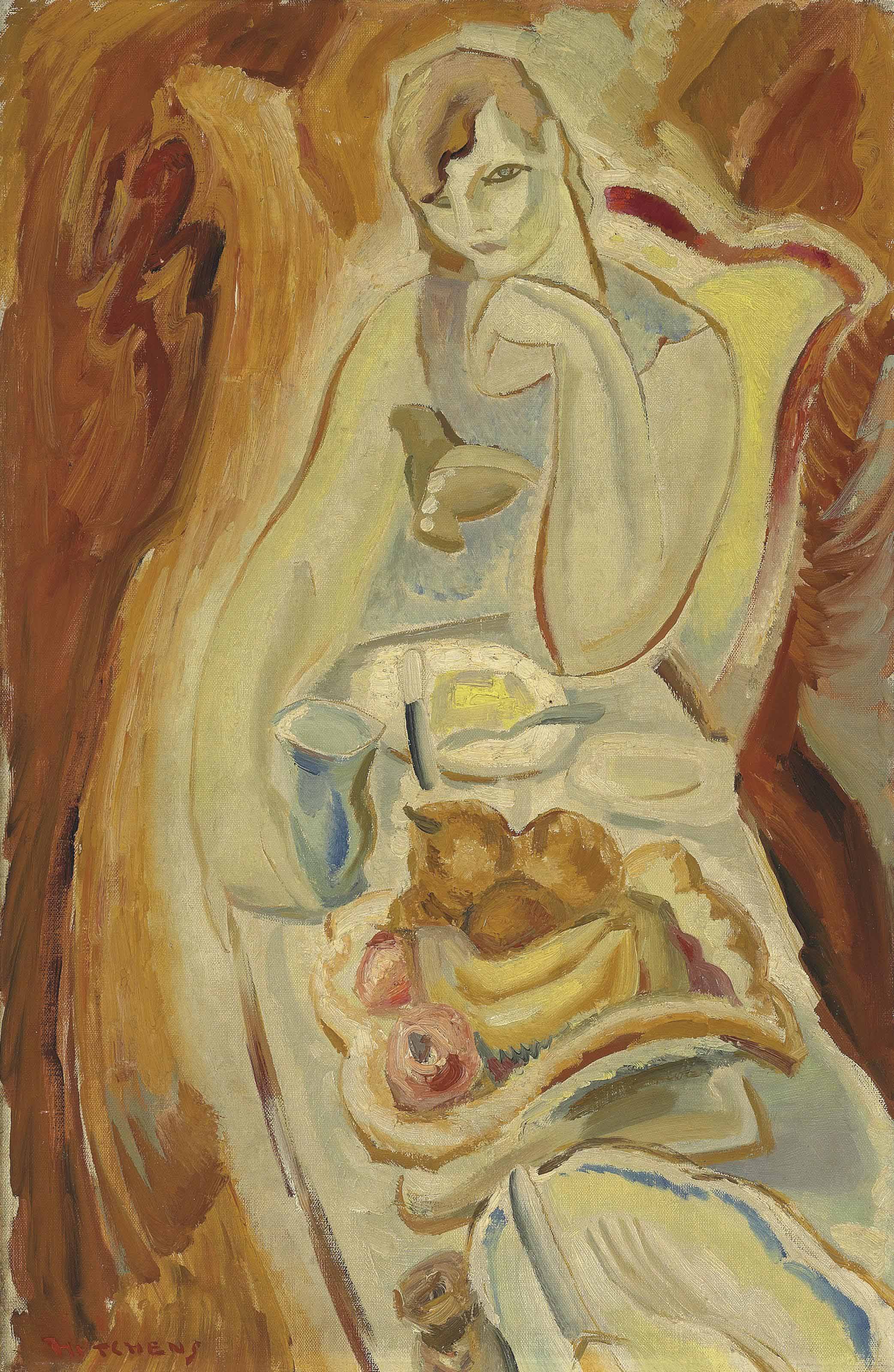 Ivon Hitchens — Обед в студии