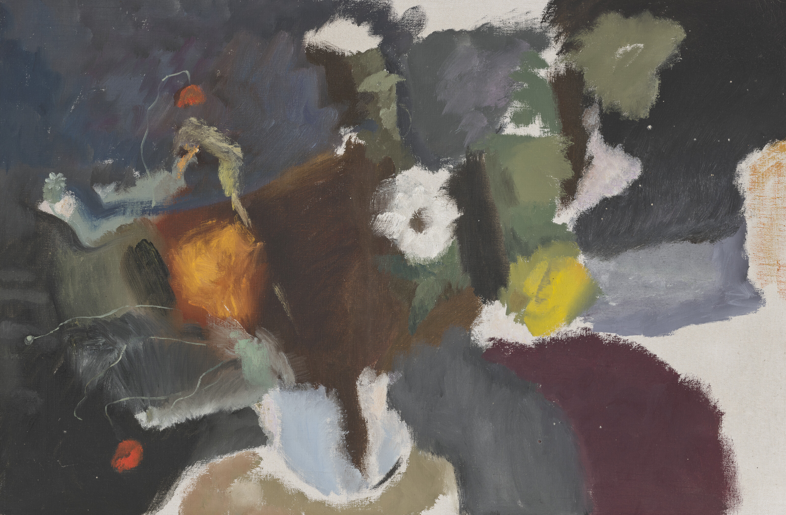 Ivon Hitchens — Цветочная группа с белой маргариткой