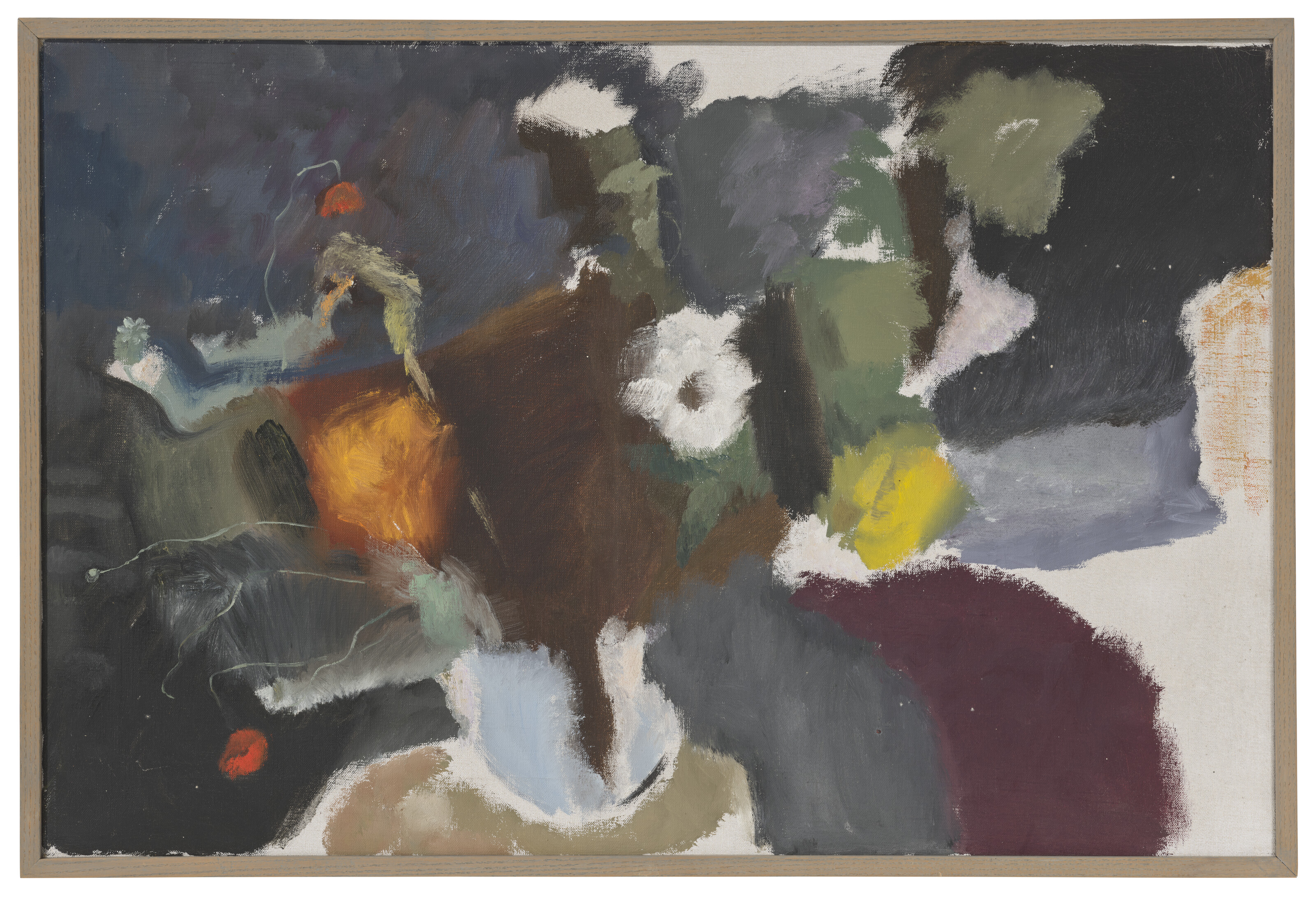 Ivon Hitchens — Цветочная группа с белой маргариткой, изображение 2