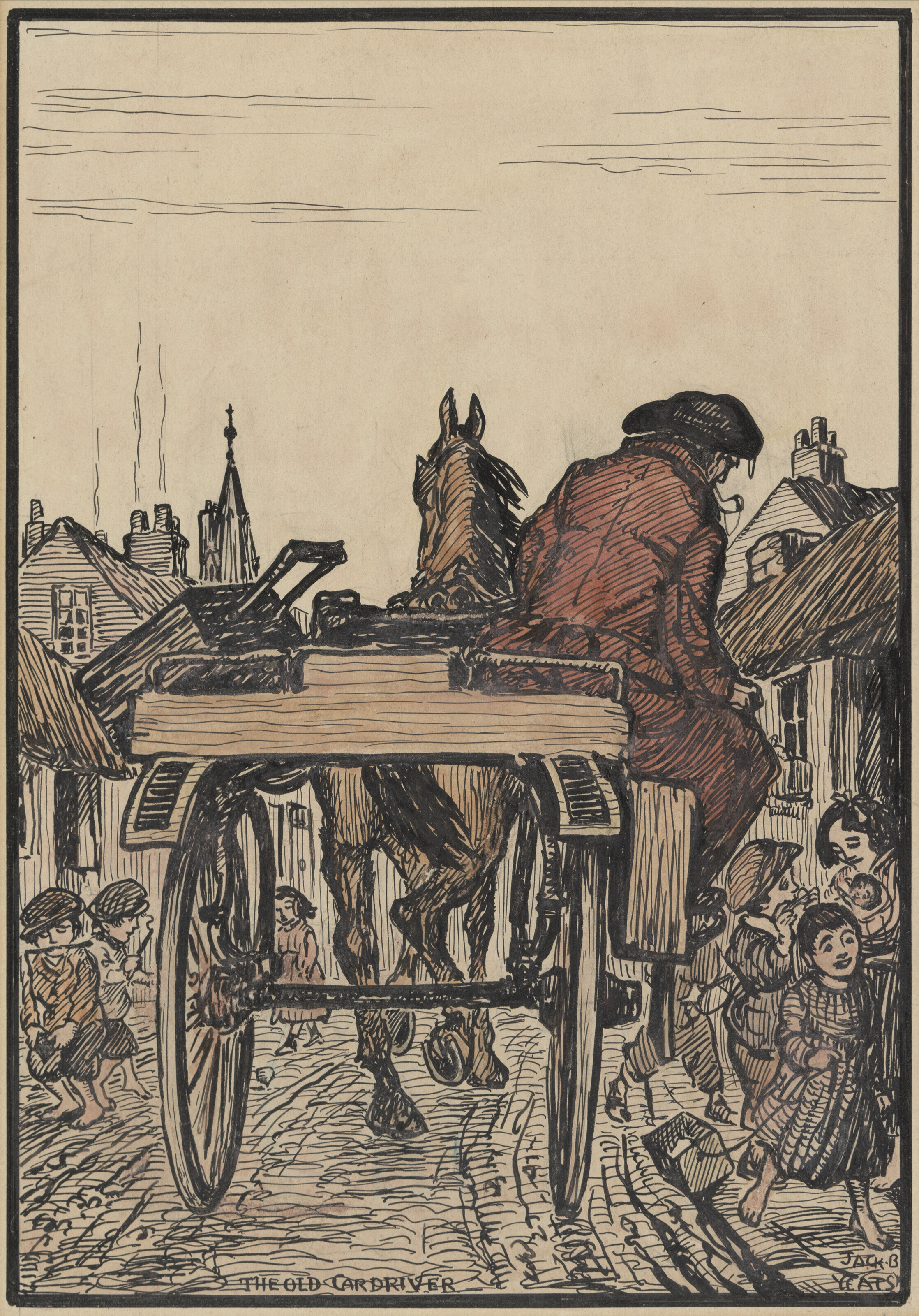 Jack Butler Yeats — Старый водитель машины