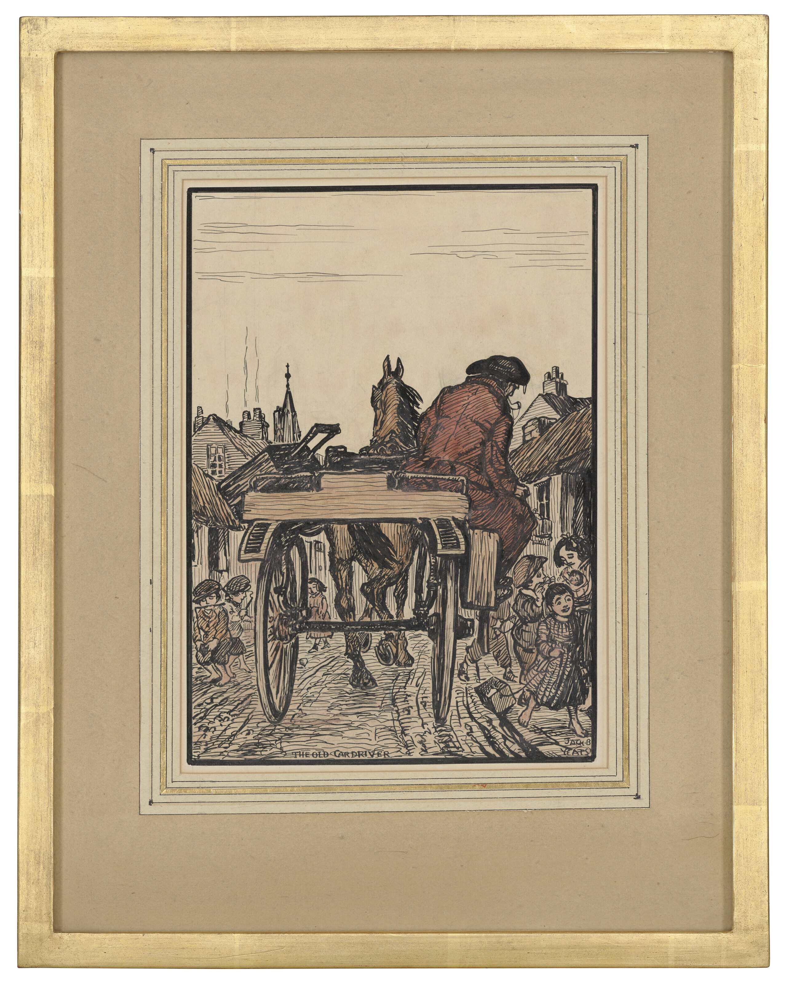 Jack Butler Yeats — Старый водитель машины, изображение 2
