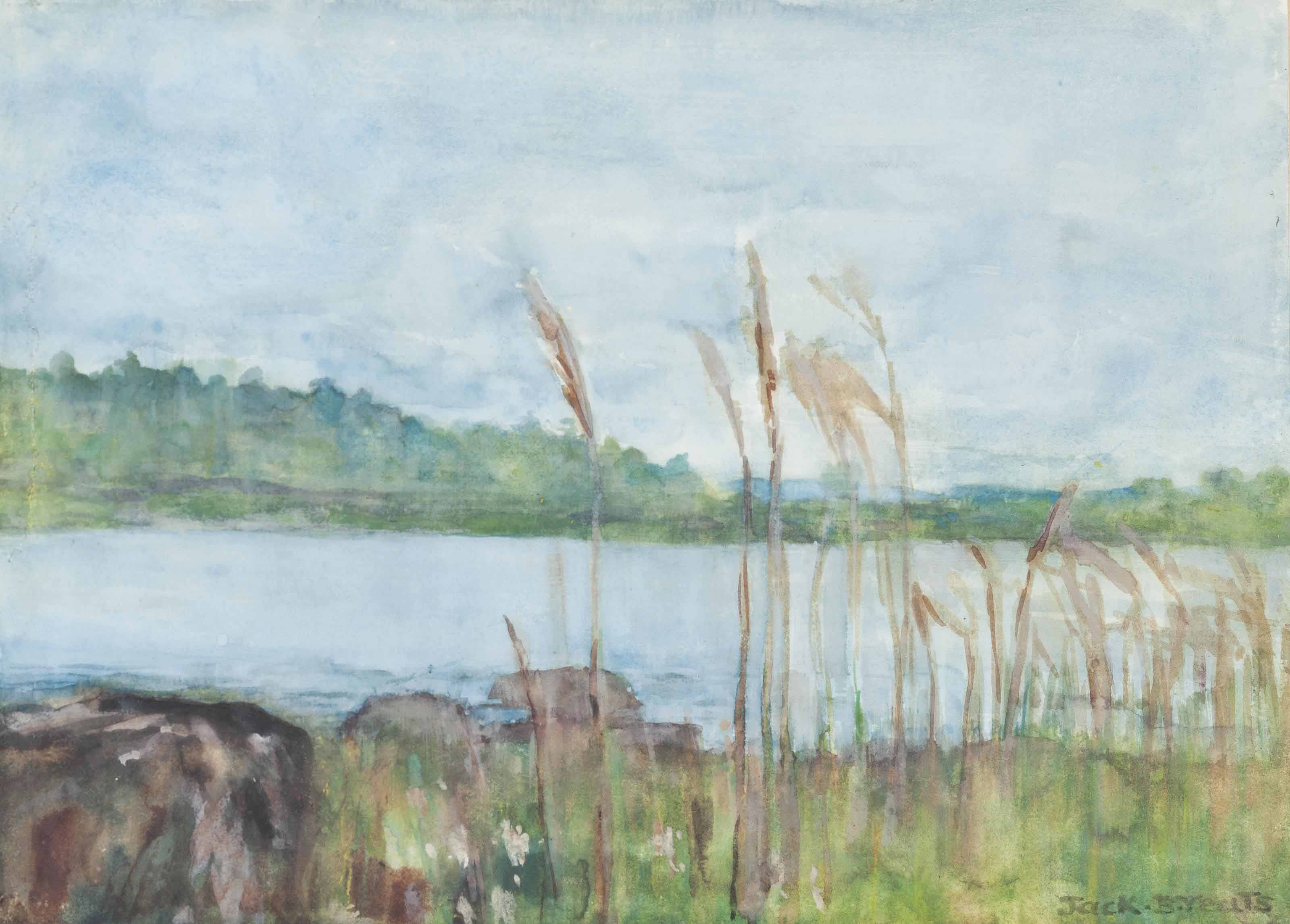 Jack Butler Yeats — Остров среди камышей