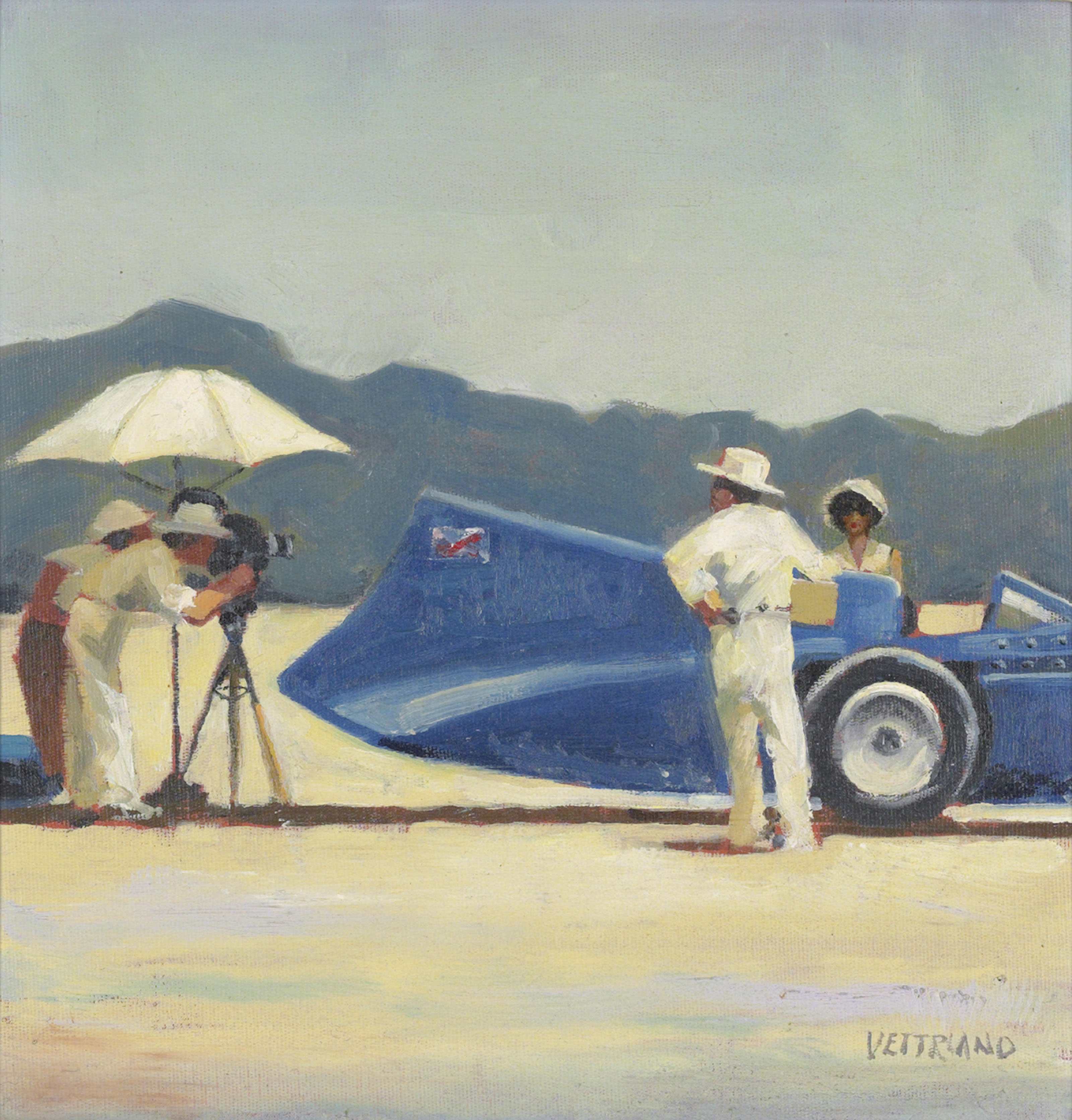 Jack Vettriano — Этюд для фильма "Синяя птица в Бонневилле"