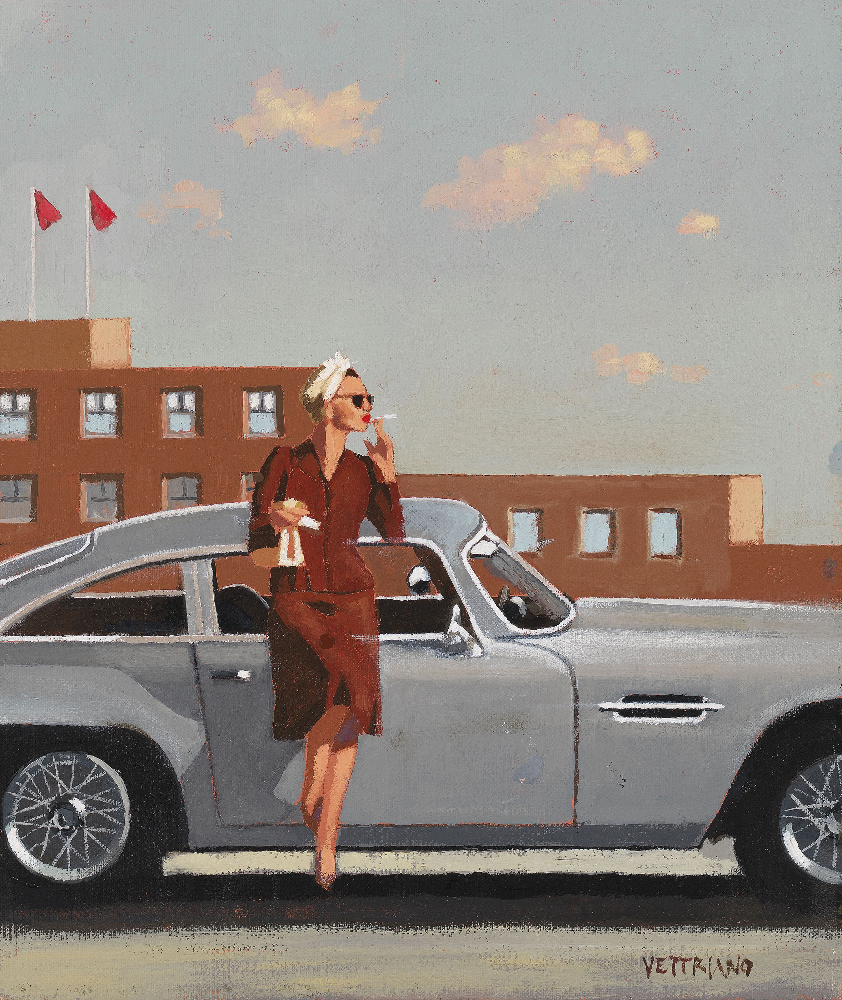 Jack Vettriano — Подготовка к "Внезапно наступившему лету"