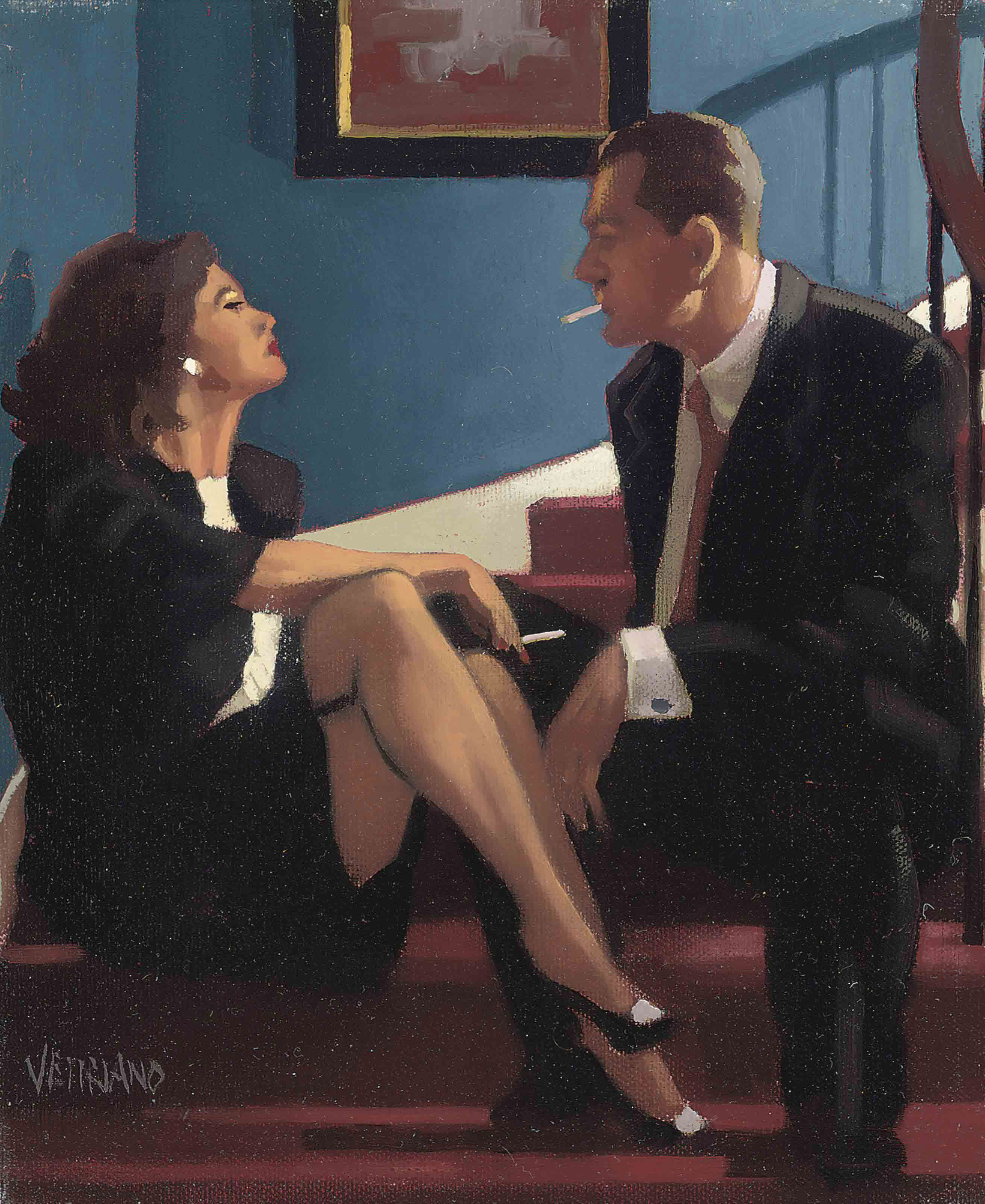 Jack Vettriano — Играем в игру для вечеринок