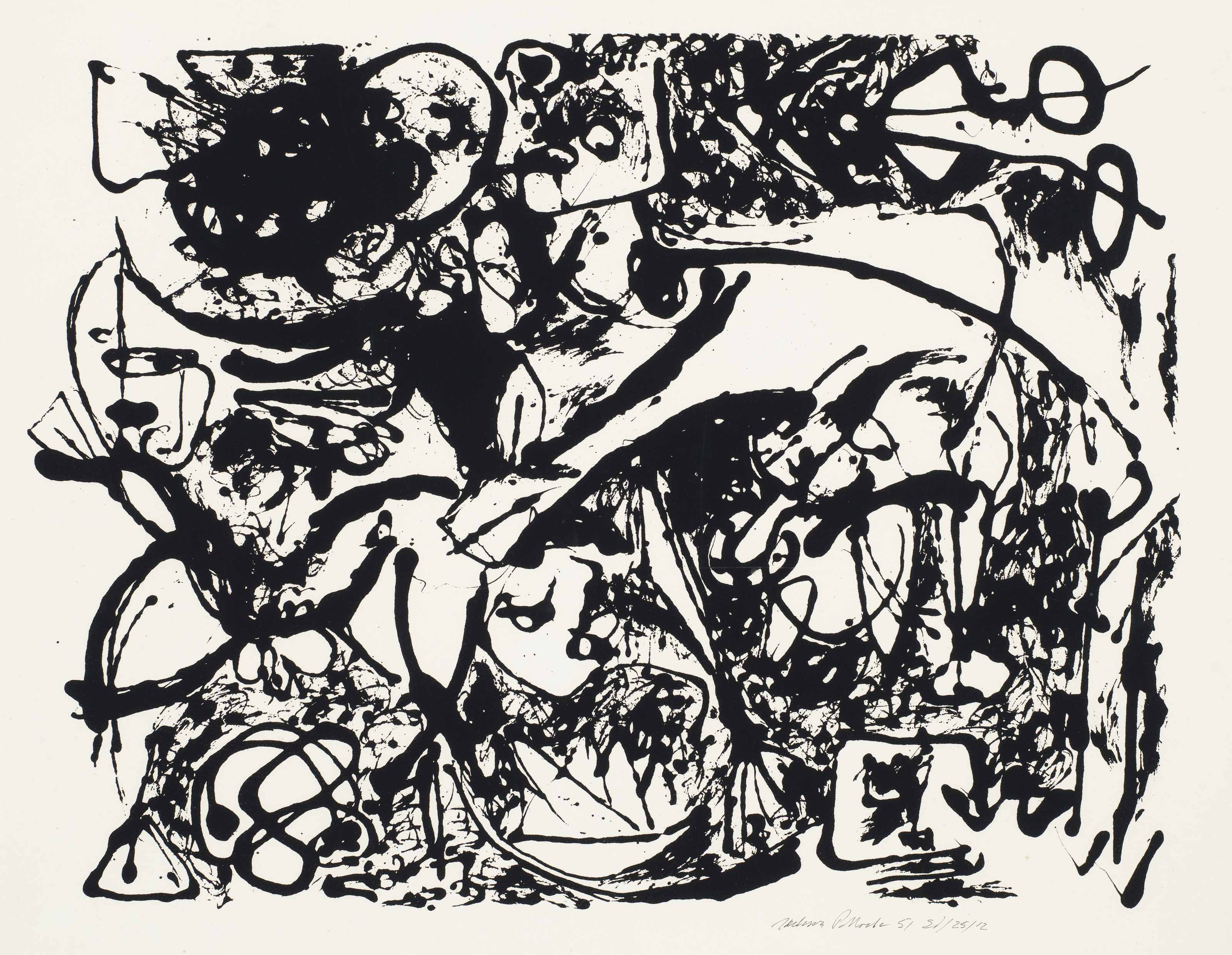Jackson Pollock — Номер 8, из книги без названия
