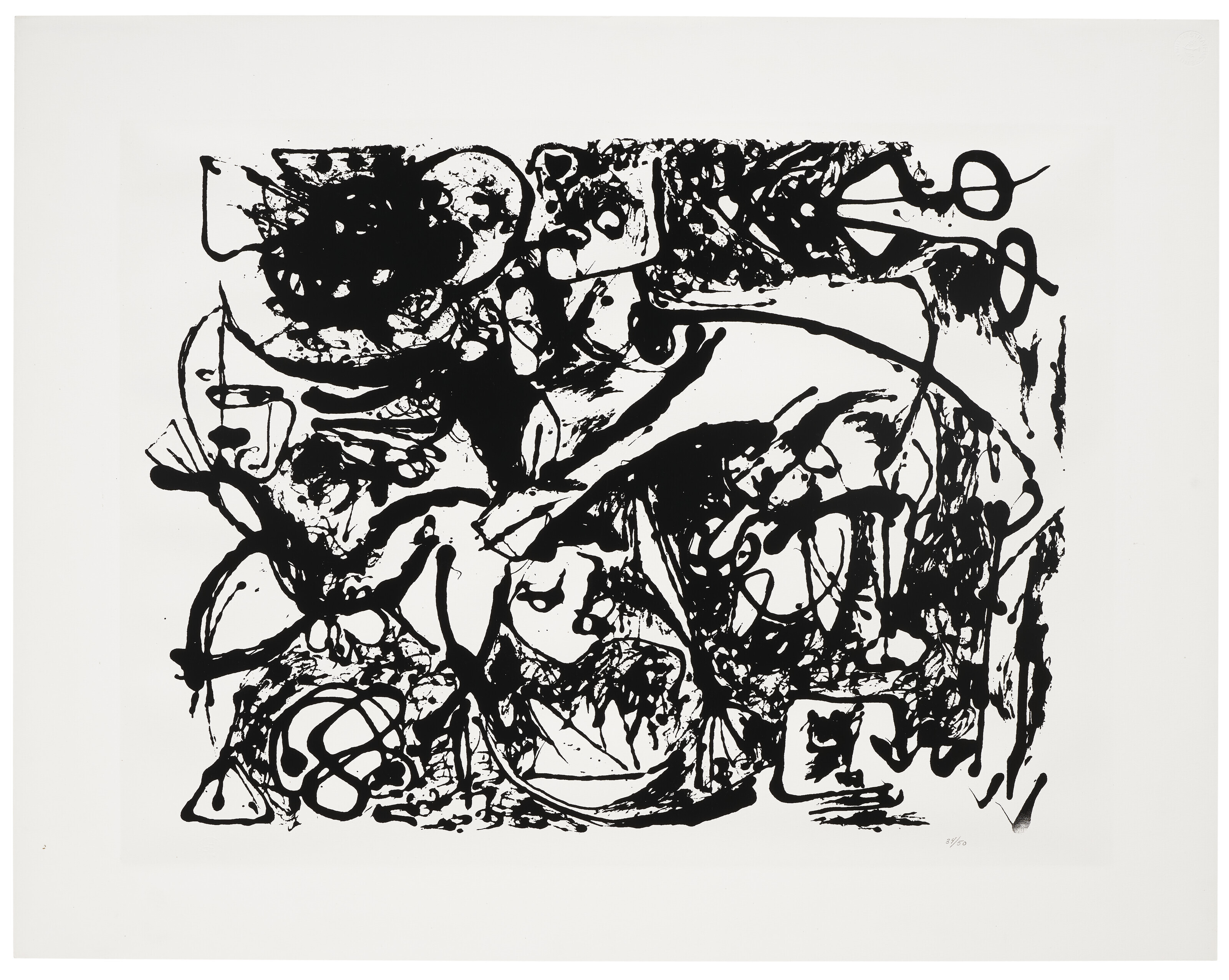 Jackson Pollock — Без названия, изображение 3