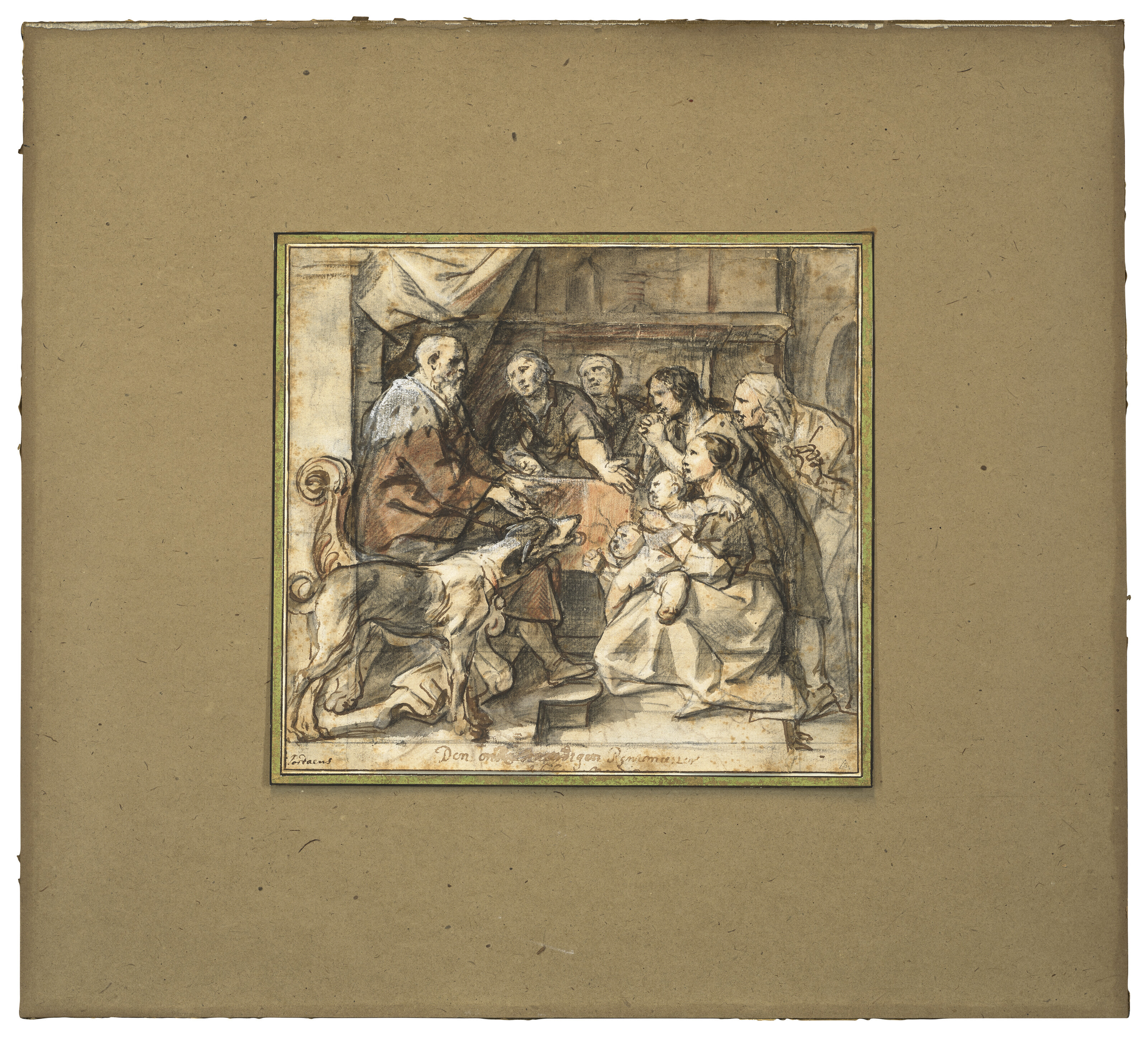 Jacob Jordaens — Мое неверное лицо для бывших сыновей мэтра (?), изображение 3