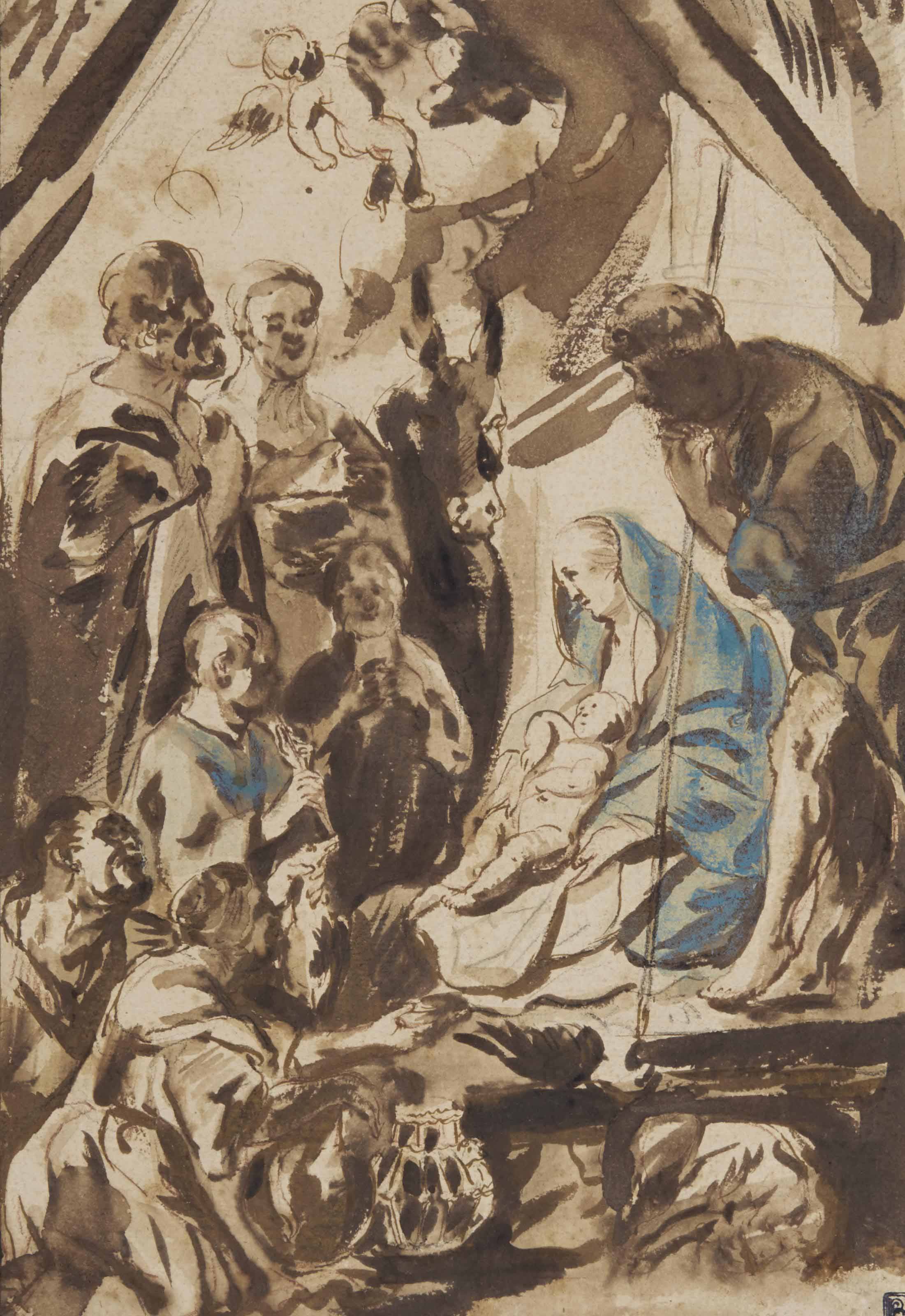 Jacob Jordaens — Поклонение бергерам