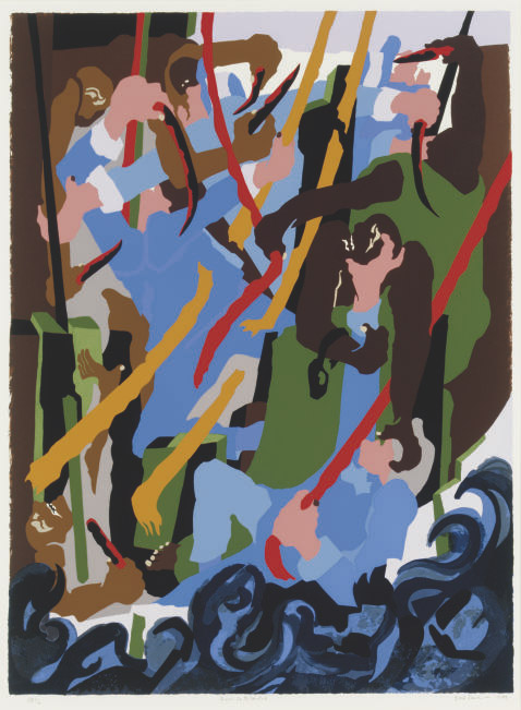 Jacob Lawrence — Восстание на Амистаде (Несбетт 89-2)