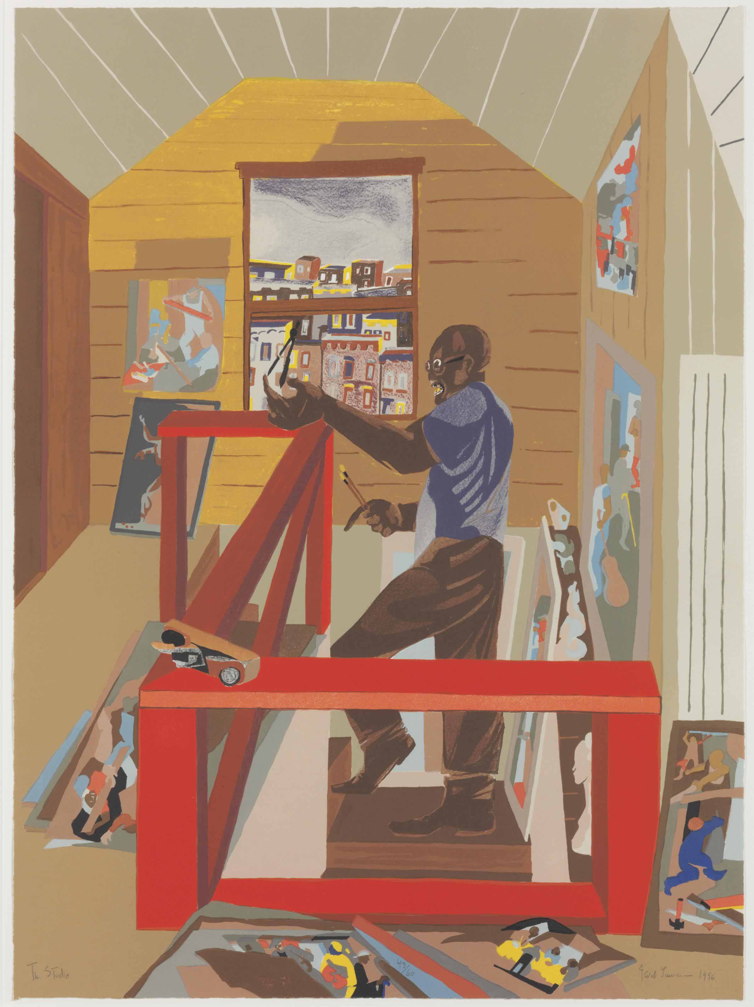 Jacob Lawrence — Студия (N. L96-5)
