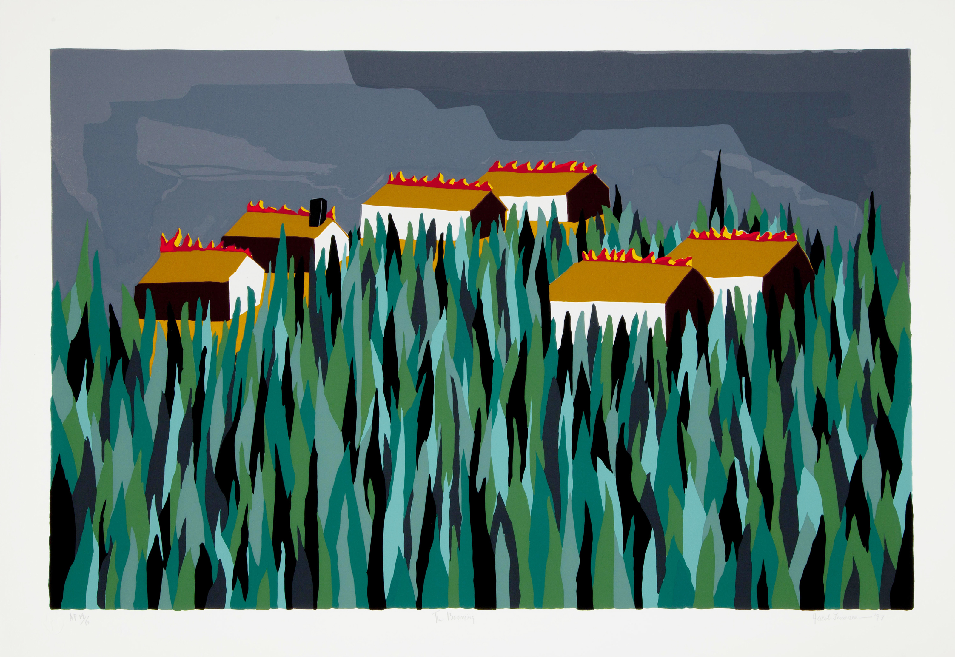 Jacob Lawrence — Горящий