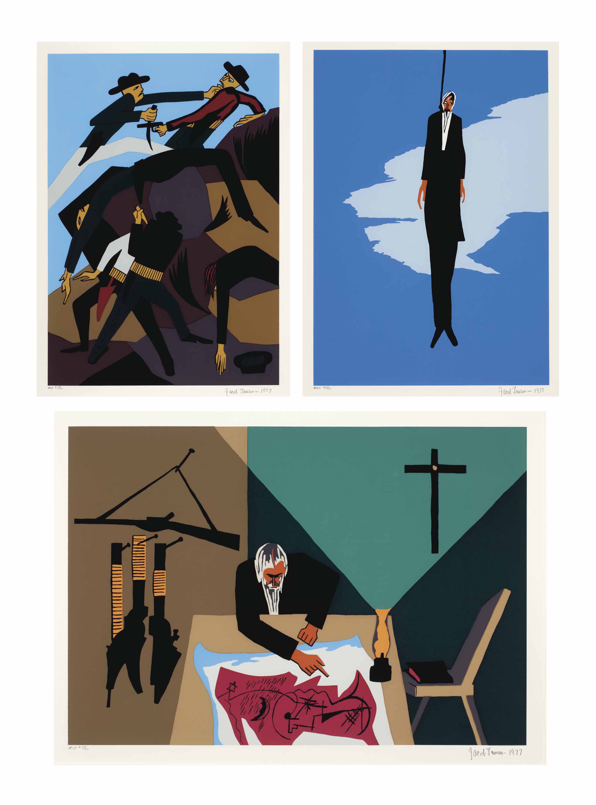 Jacob Lawrence — Легенда о Джоне Брауне : три пластинки