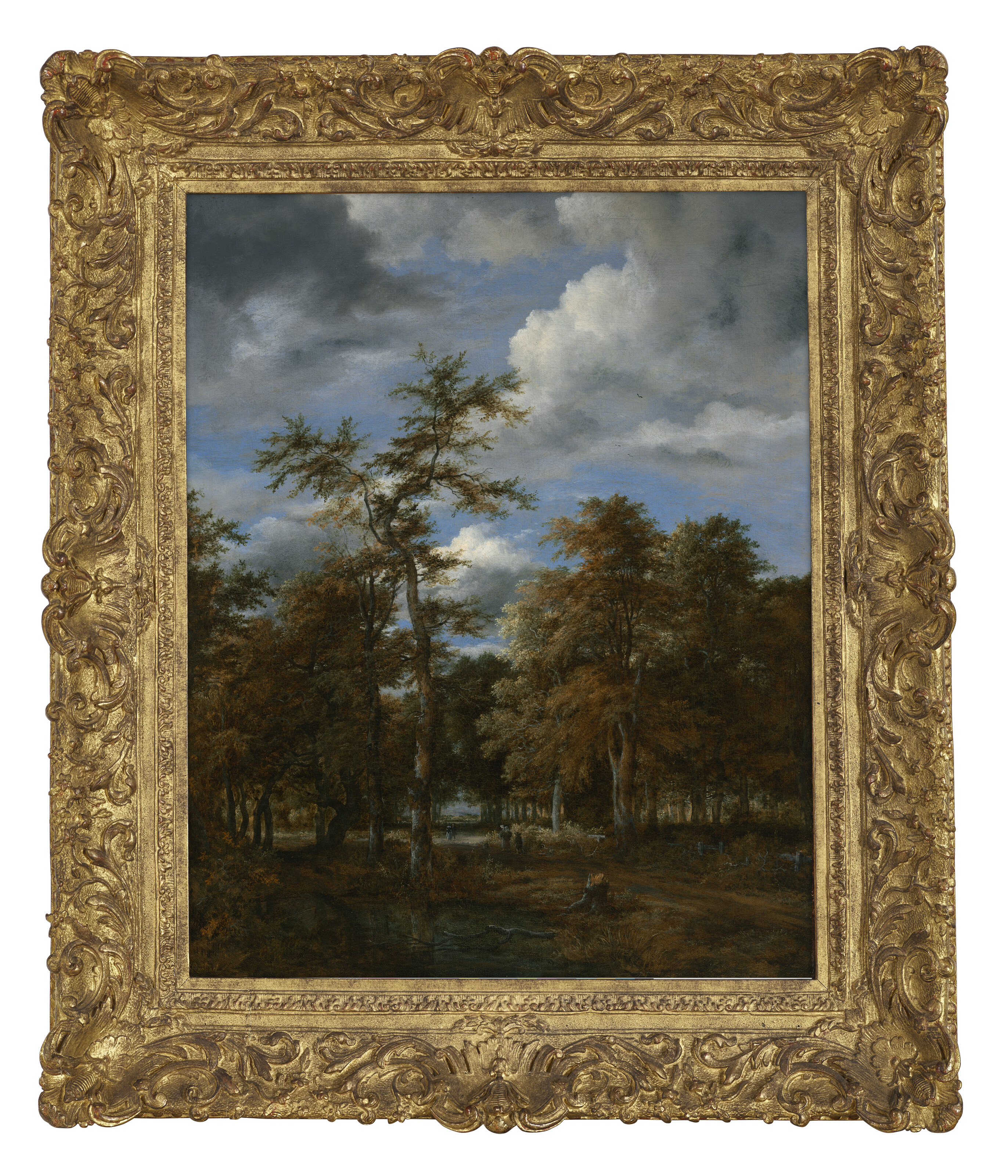Jacob Van Ruisdael — Лесистый пейзаж, изображение 2