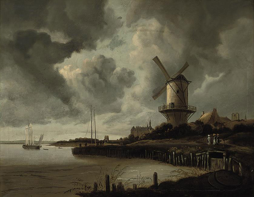 Jacob Van Ruisdael — Ветряная мельница в Вейк-бий-Дюрстеде