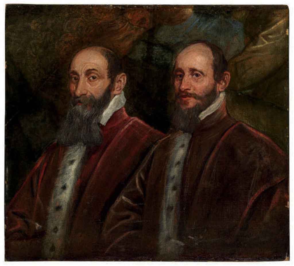 Jacopo Tintoretto — Двойной портрет венецианских сенаторов