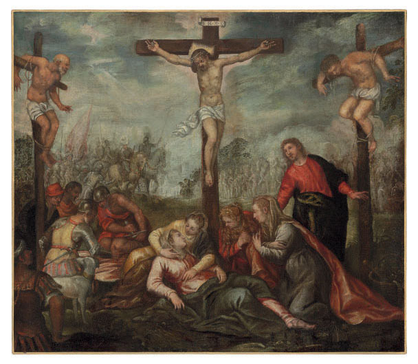 Jacopo Tintoretto — Распятие на кресте