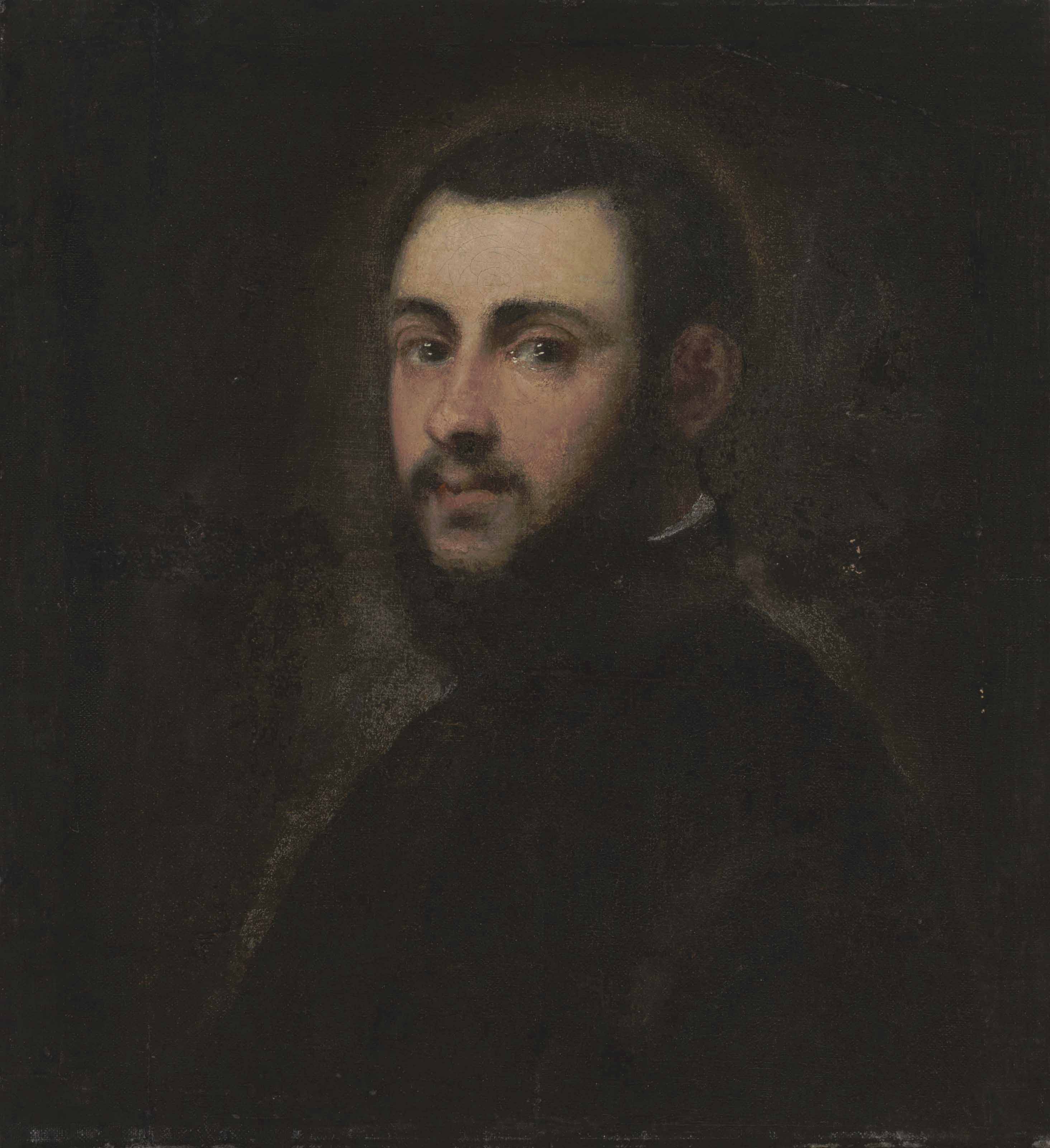 Jacopo Tintoretto — Портрет джентльмена, до пояса