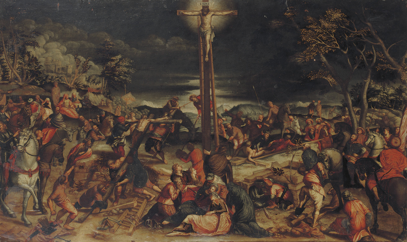 Jacopo Tintoretto — Распятие на кресте