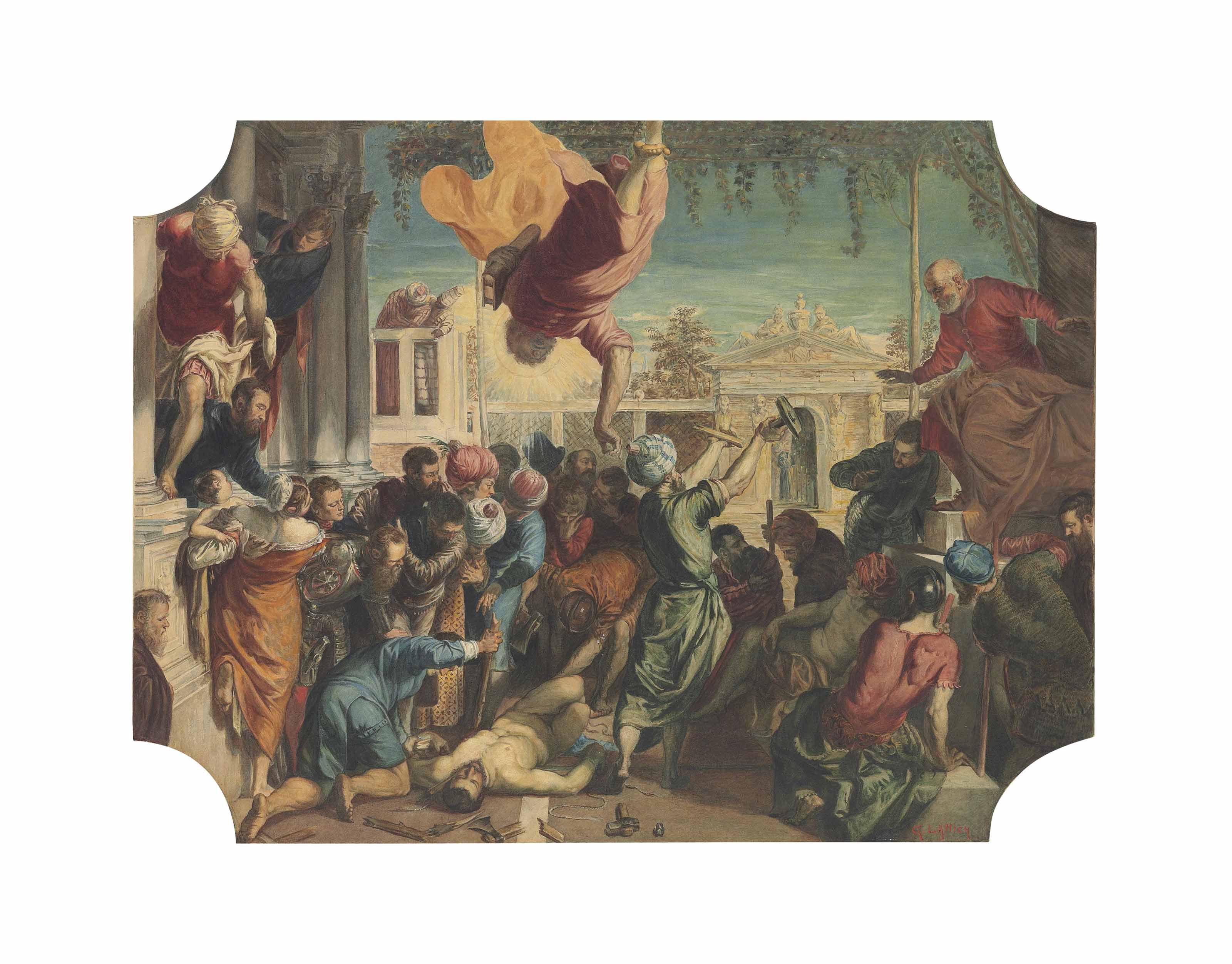 Jacopo Tintoretto — "Чудо рабыни" по пьесе Якопо Тинторетто