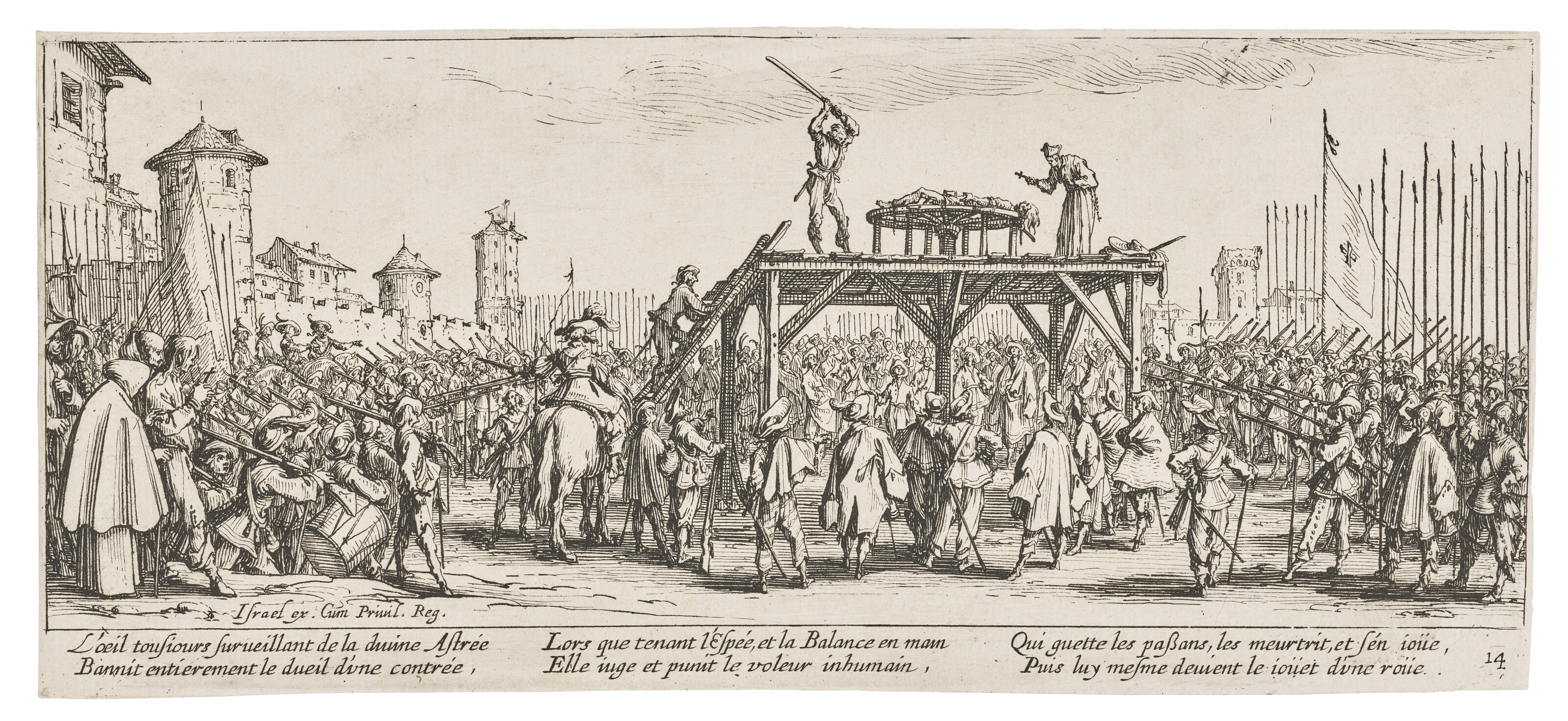 Jacques Callot — Великие отверженные и злодеи в бою, изображение 12