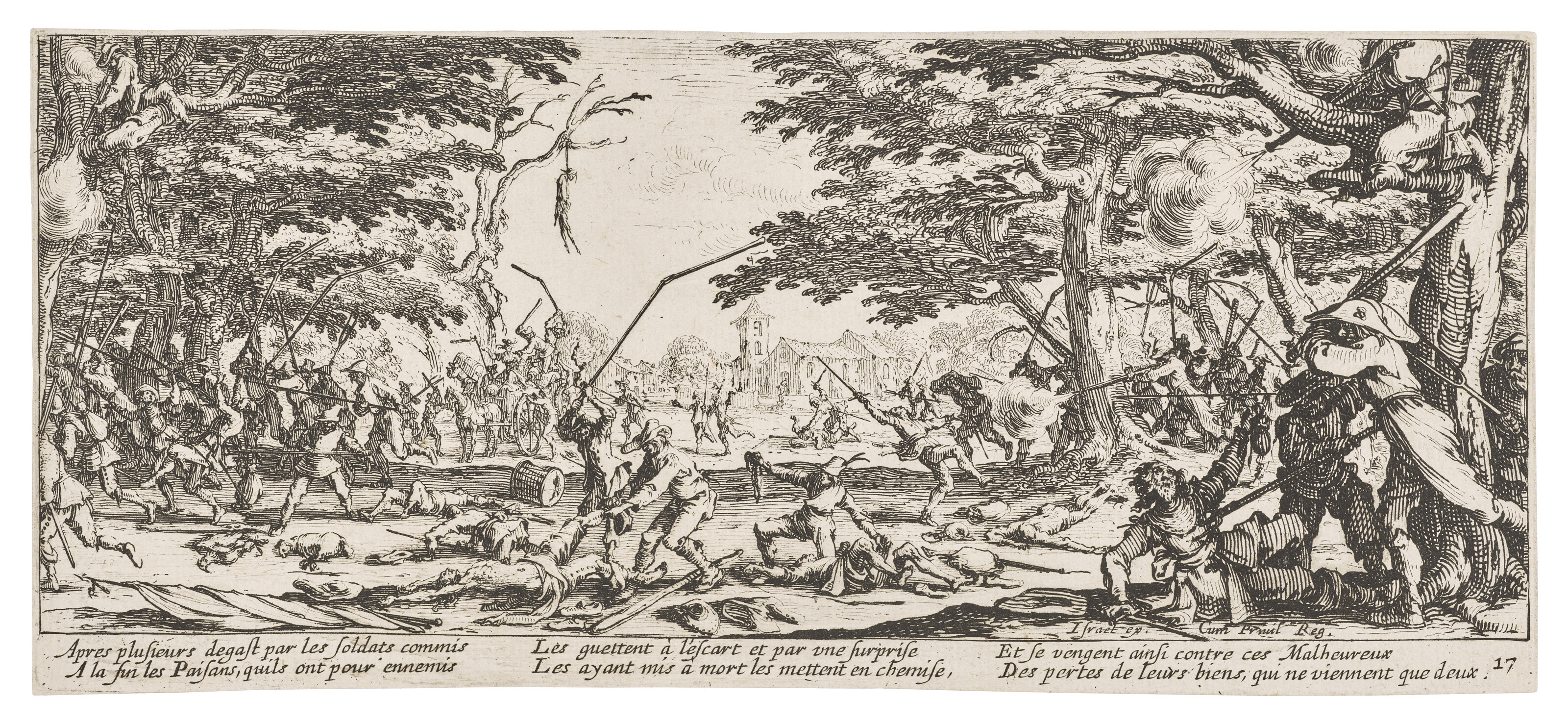 Jacques Callot — Великие отверженные и злодеи в бою, изображение 13