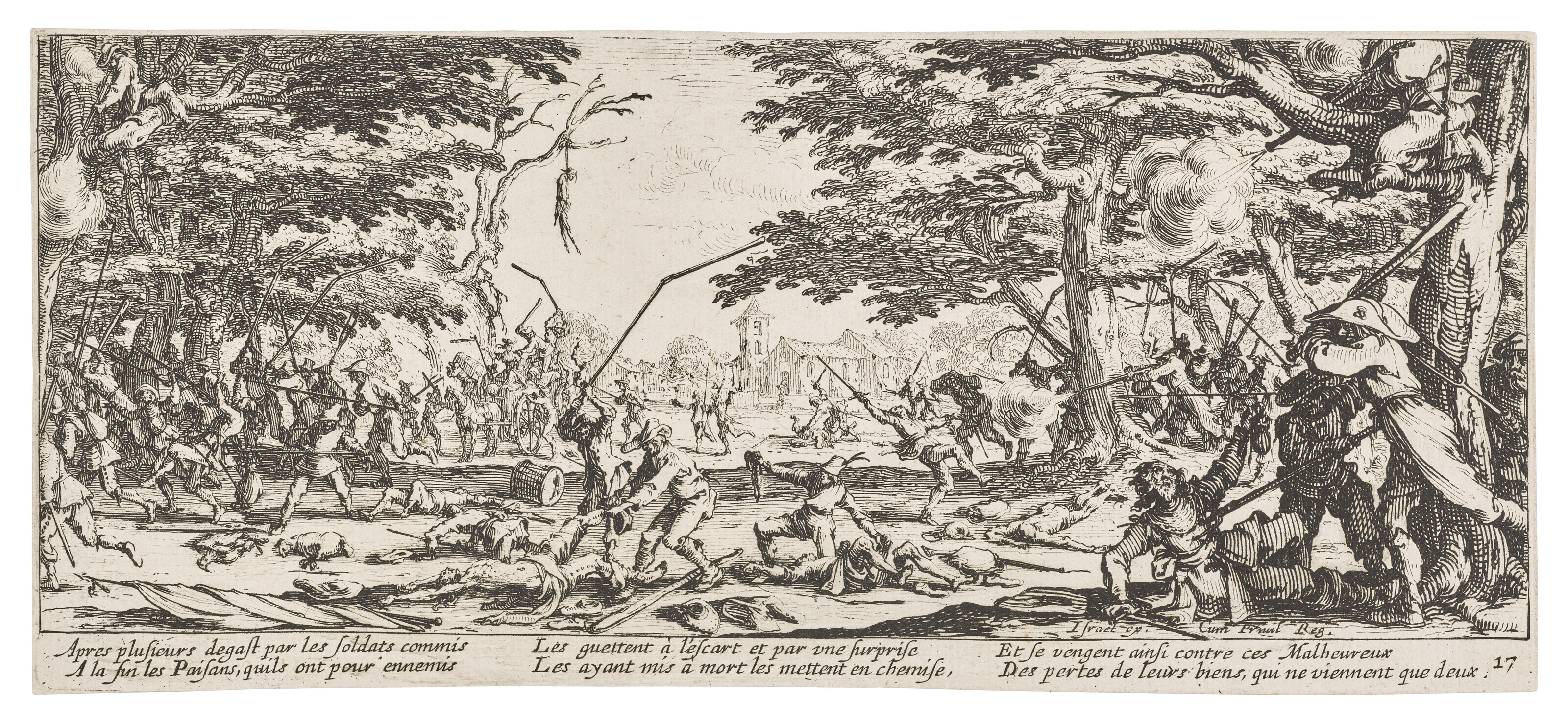 Jacques Callot — Великие отверженные и злодеи в бою, изображение 16