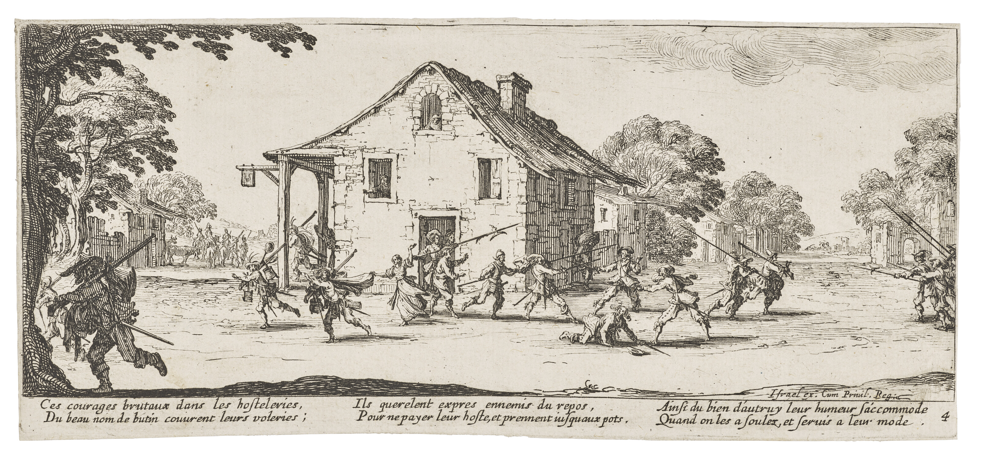 Jacques Callot — Великие отверженные и злодеи в бою, изображение 3