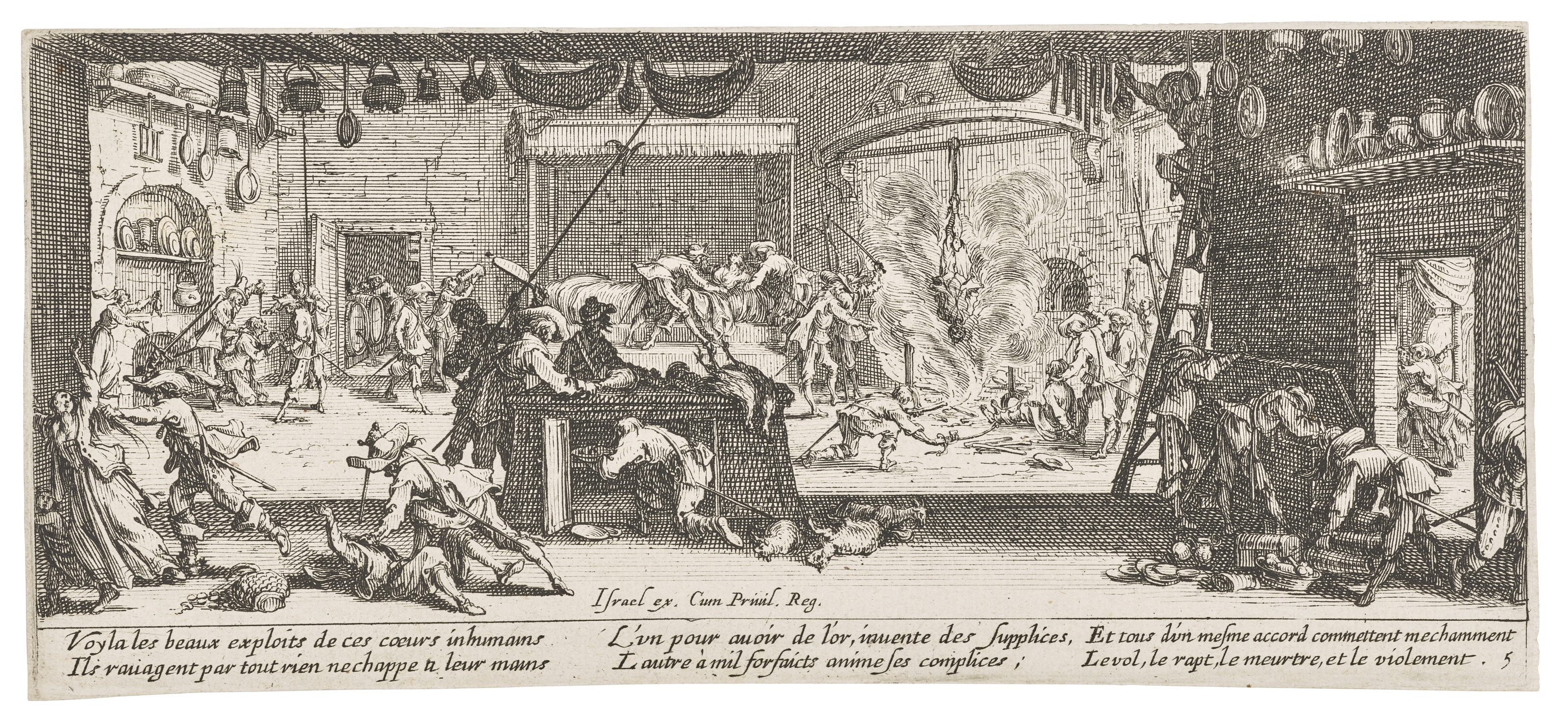 Jacques Callot — Великие отверженные и злодеи в бою, изображение 4