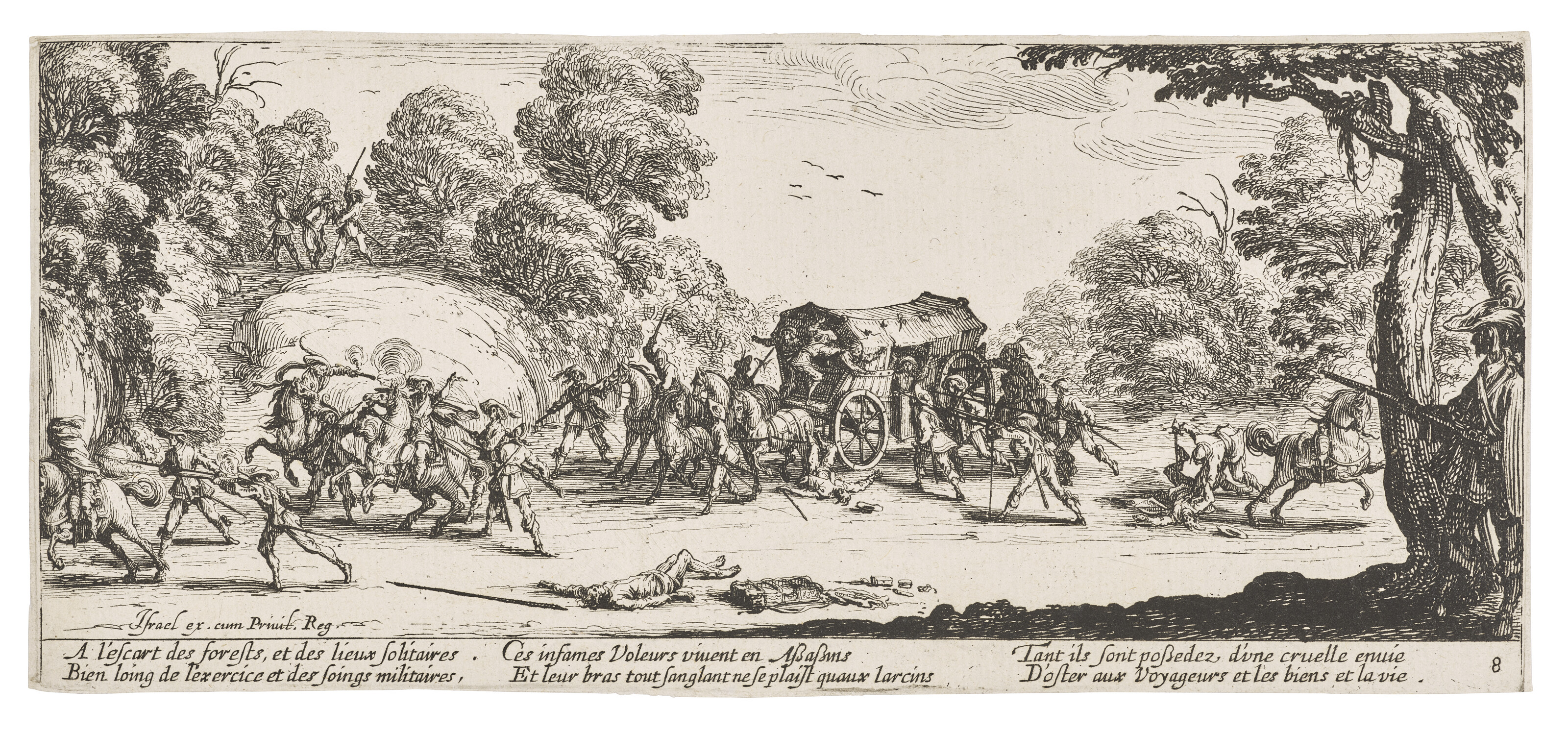 Jacques Callot — Великие отверженные и злодеи в бою, изображение 7