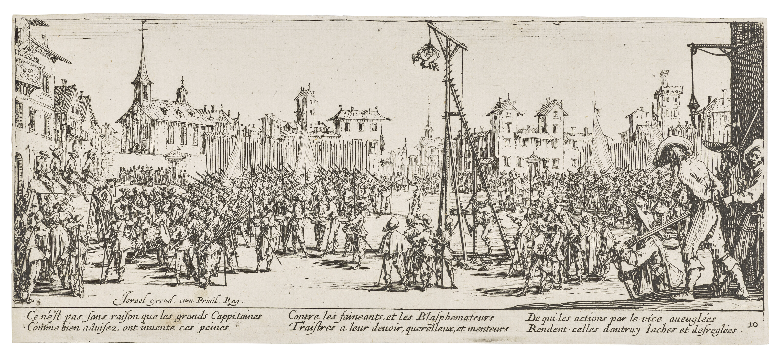Jacques Callot — Великие отверженные и злодеи в бою, изображение 9