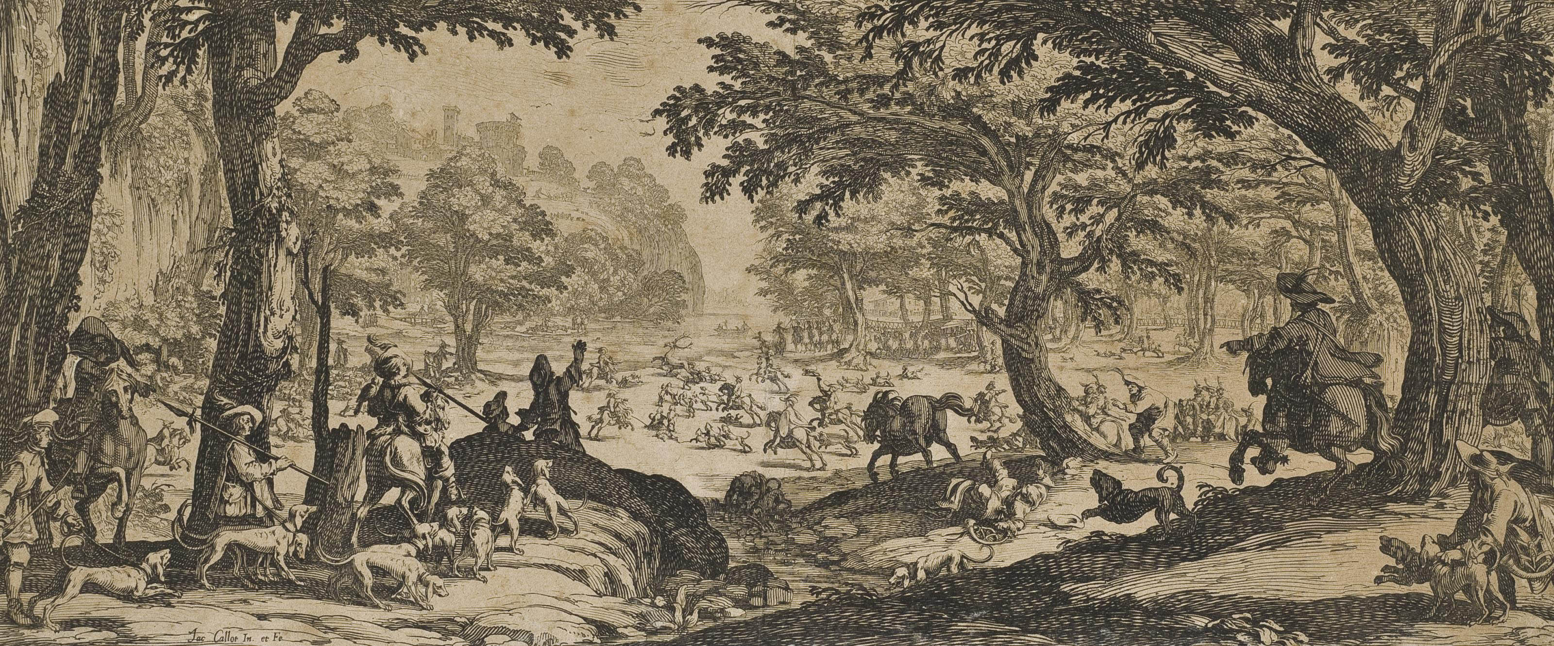 Jacques Callot — Большая дорога (участок 353)