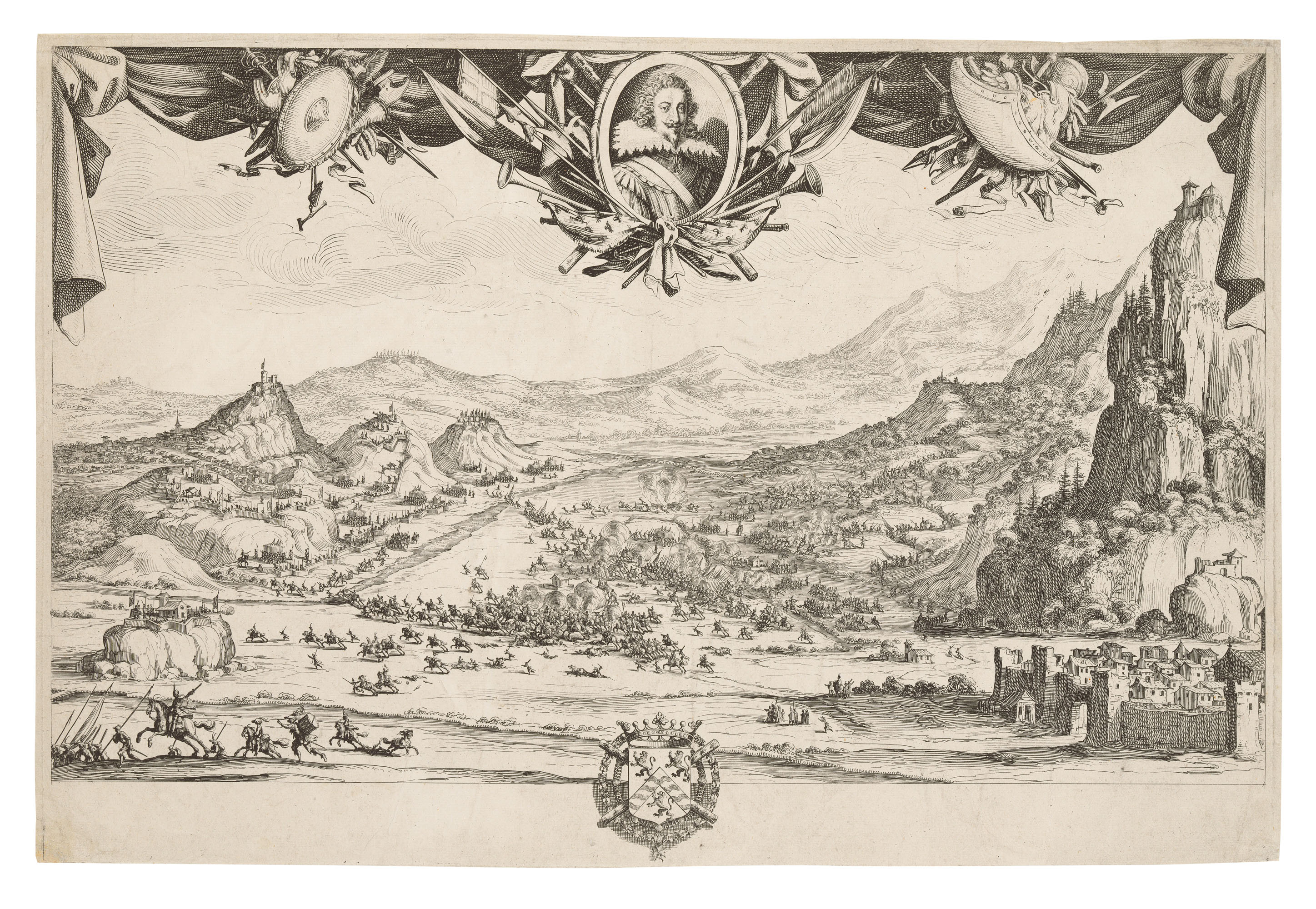Jacques Callot — Битва при Авильяне