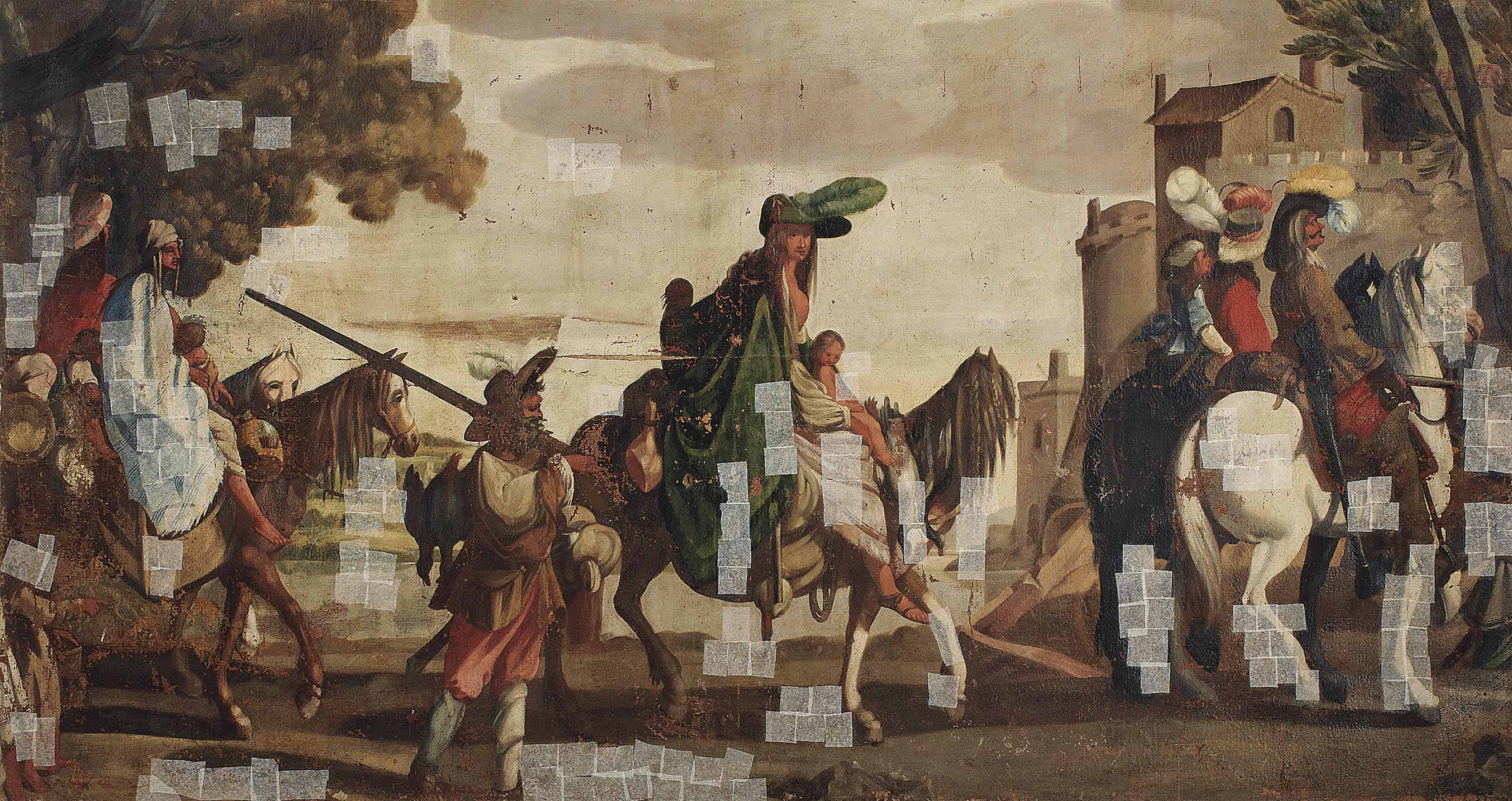 Jacques Callot — Марширующие богемцы: Авангард