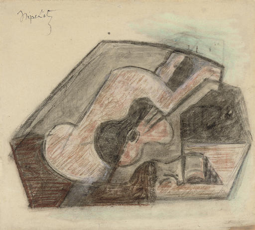 Jacques Lipchitz — Этюд для "Женщины и гитары"