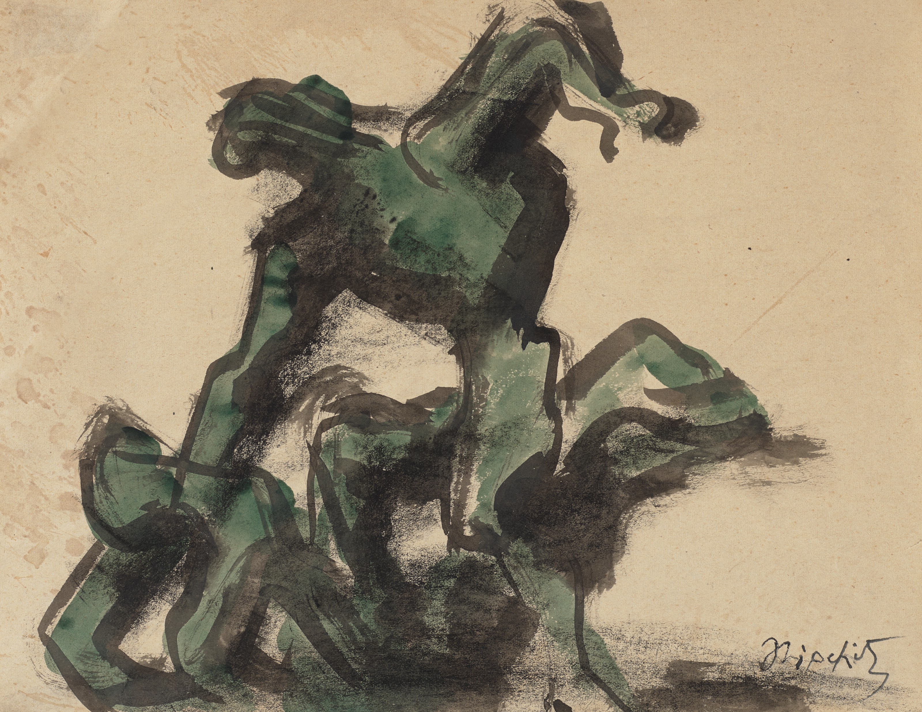 Jacques Lipchitz — Борцы