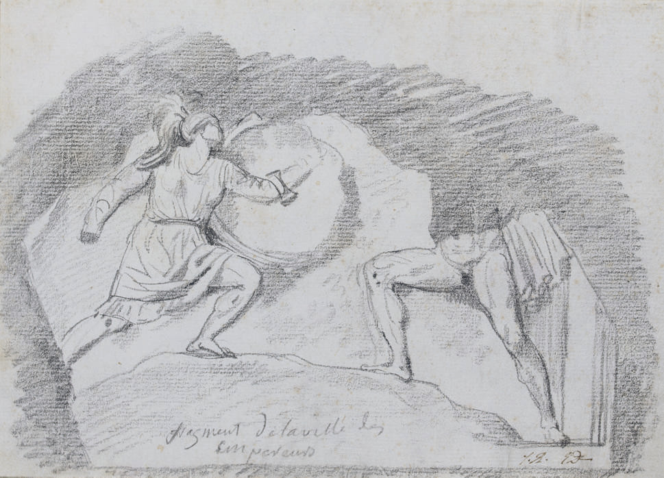Jacques Louis David — Одна амазонка и один воин