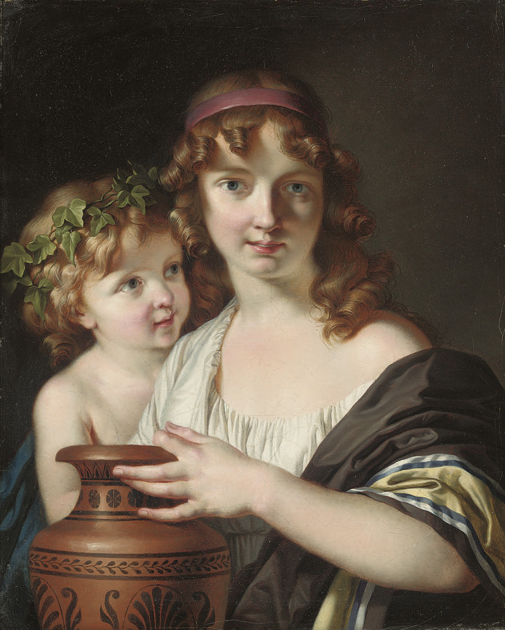 Jacques Louis David — Греческая идиллия