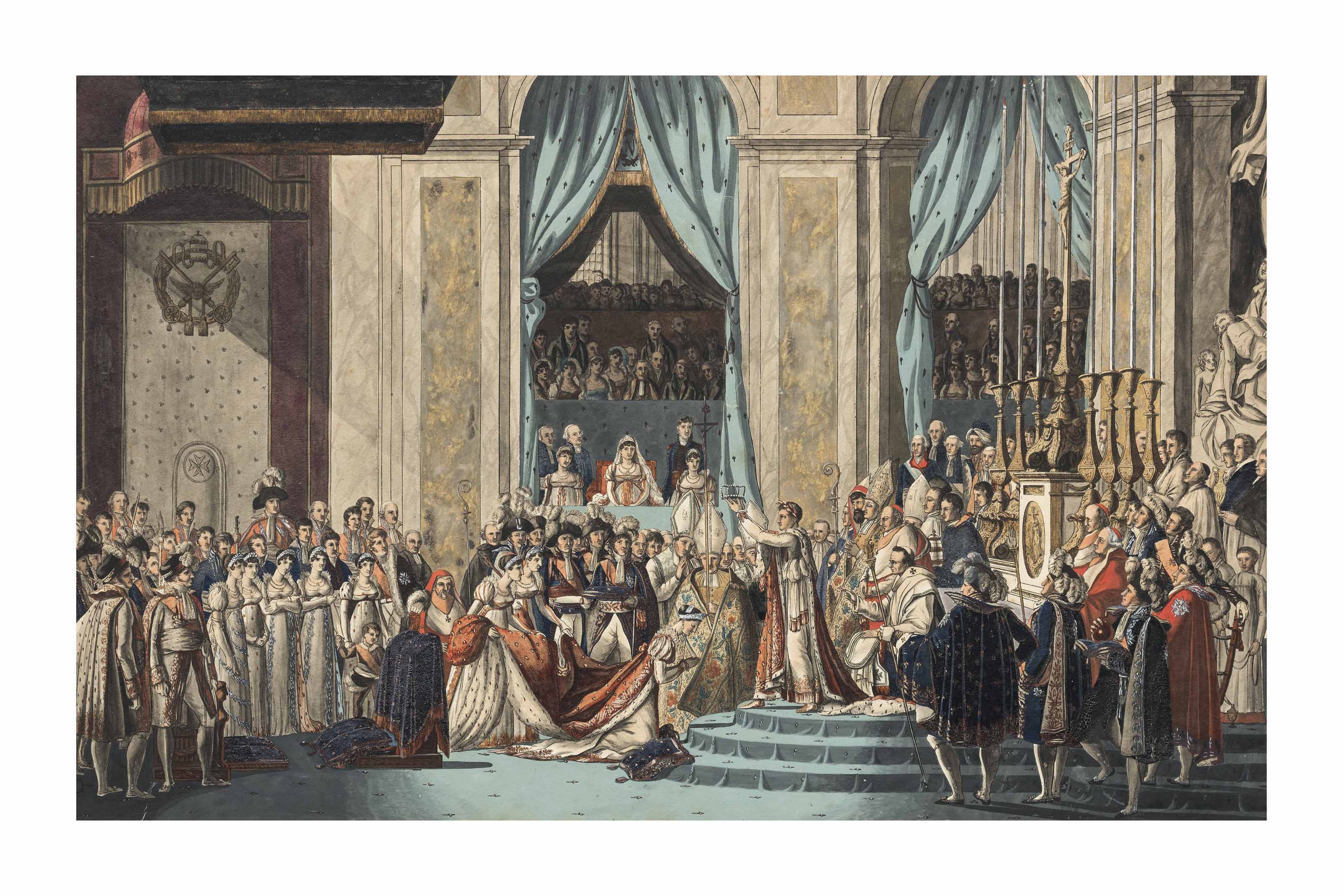 Jacques Louis David — Посвящение в сан императора Наполеона и коронация императрицы Жозефины 2 декабря 1804 года