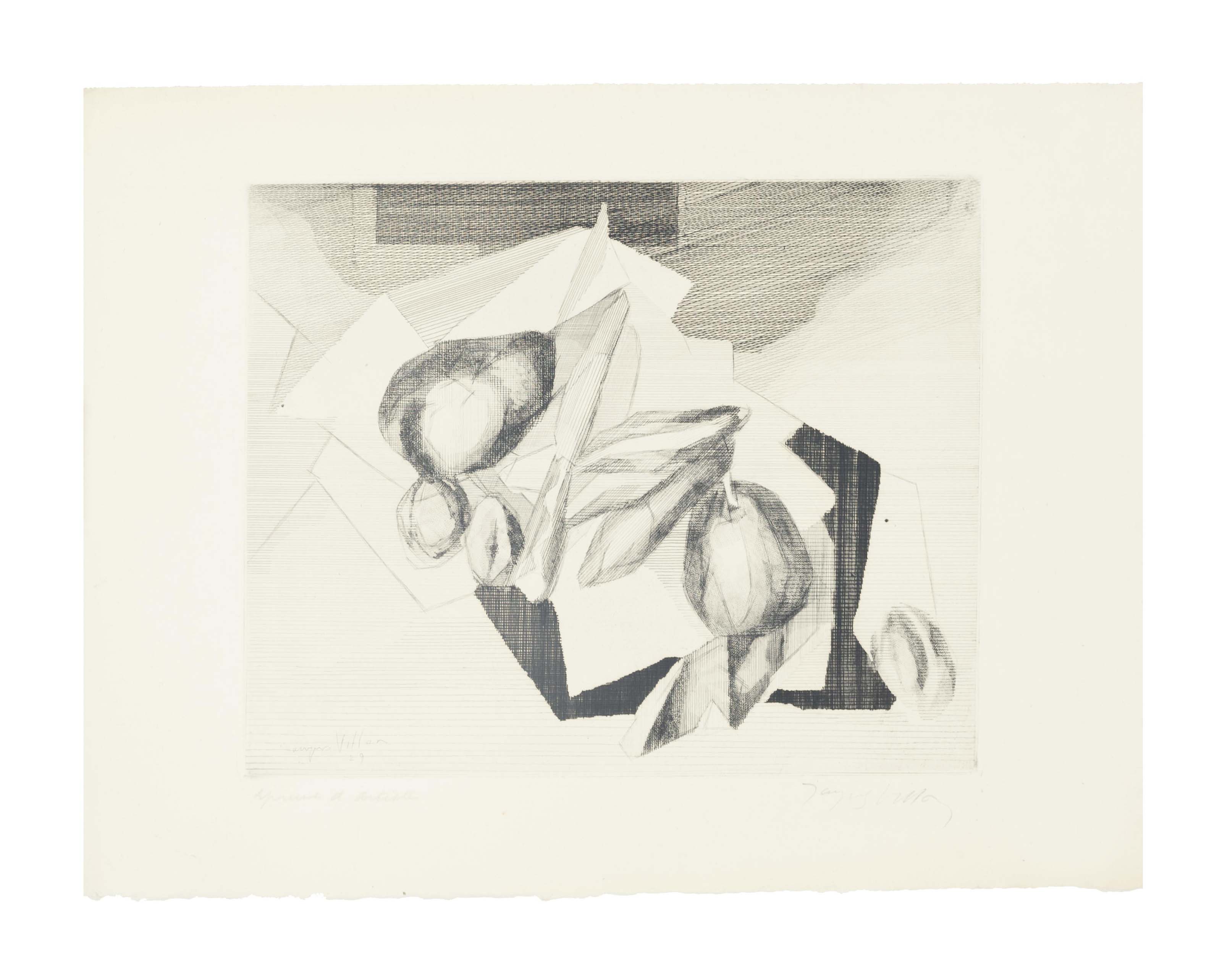 Jacques Villon — Смерть природы в тишине (Искусство и графика 323)