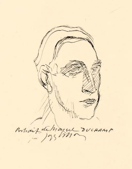 Jacques Villon — Портрет Марселя Дюшана