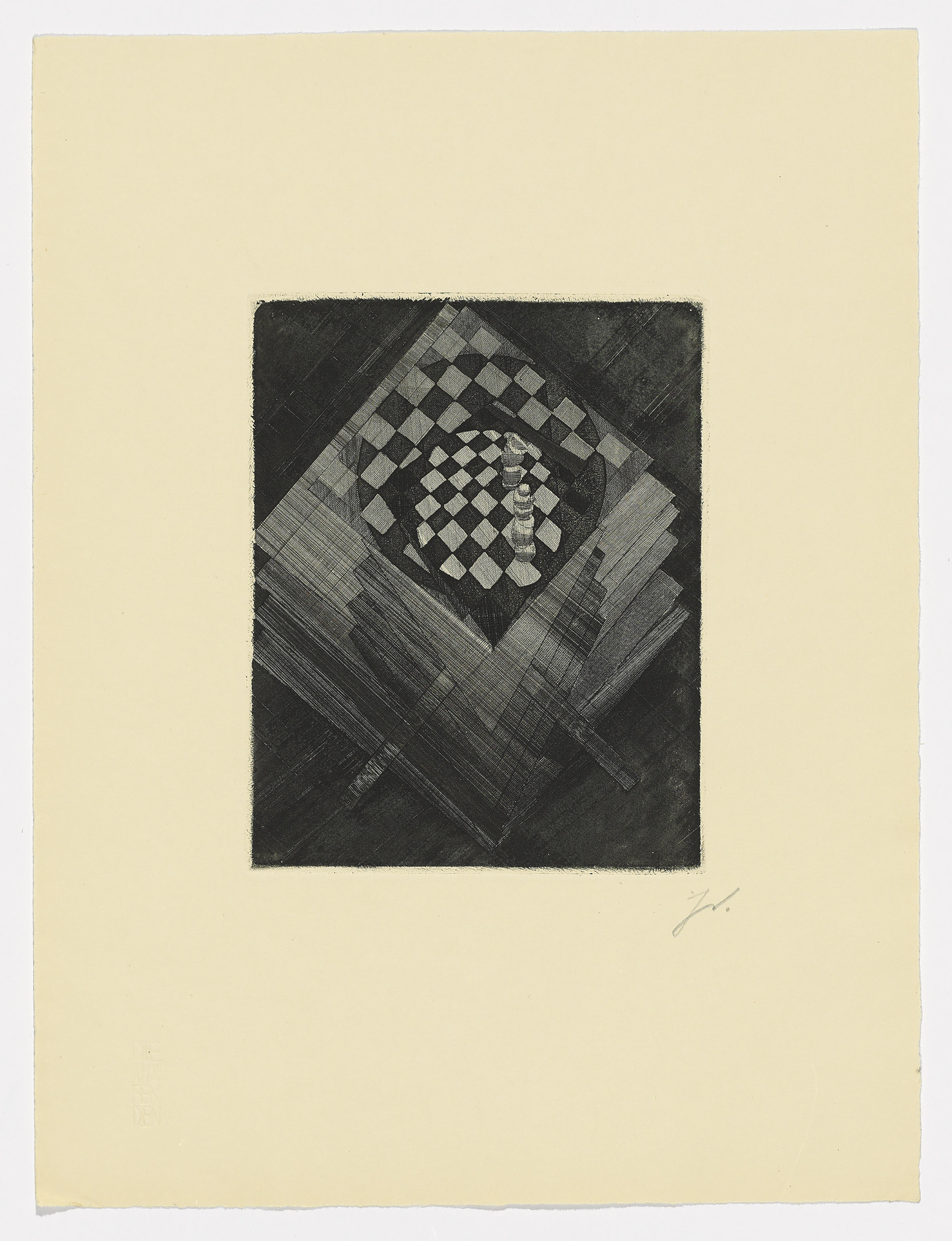Jacques Villon — Таблица рецептов (Das Schachbrett)