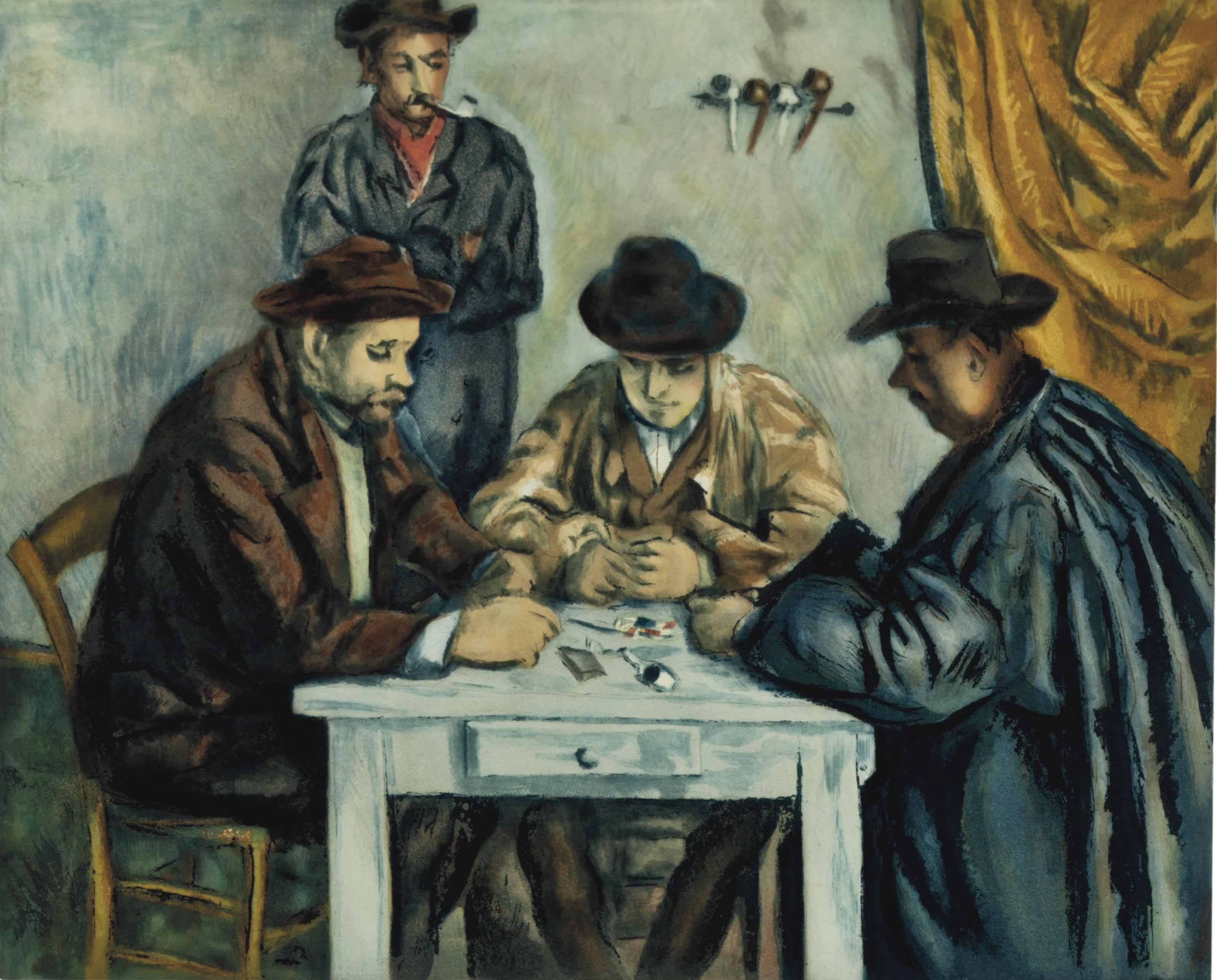 Jacques Villon — Охотники за картами (G. & P. E662)