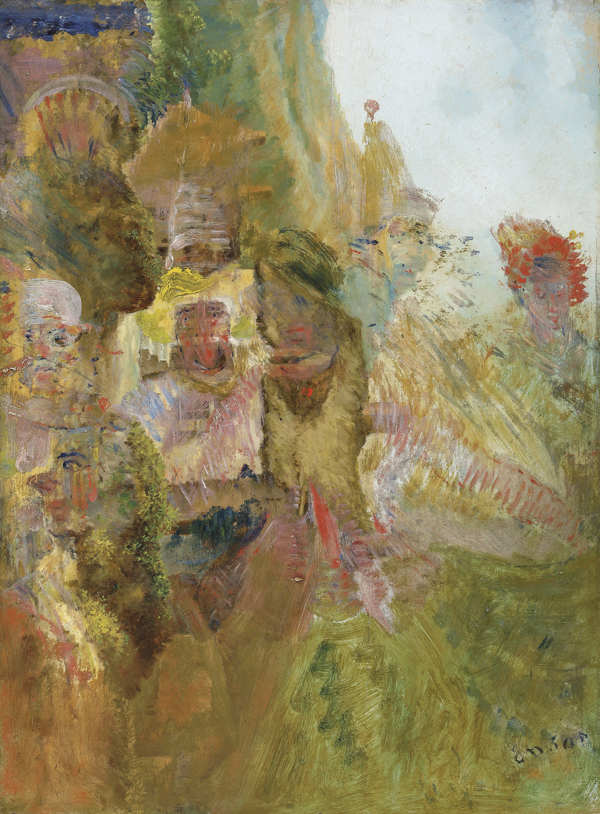 James Ensor — Карнавальная сценка, изображение 3